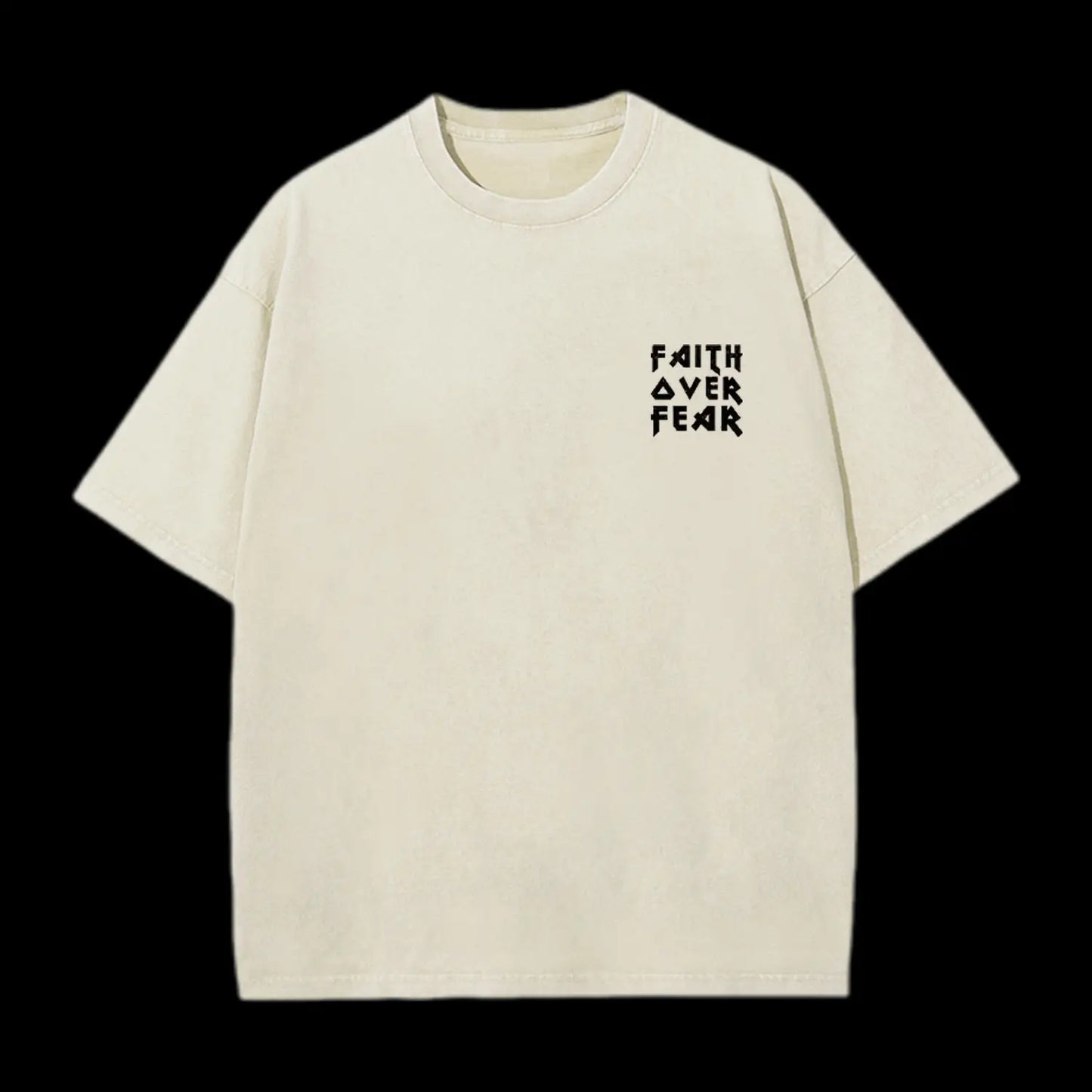 FAITH OVER FEAR LION CHRISTIAN TEE