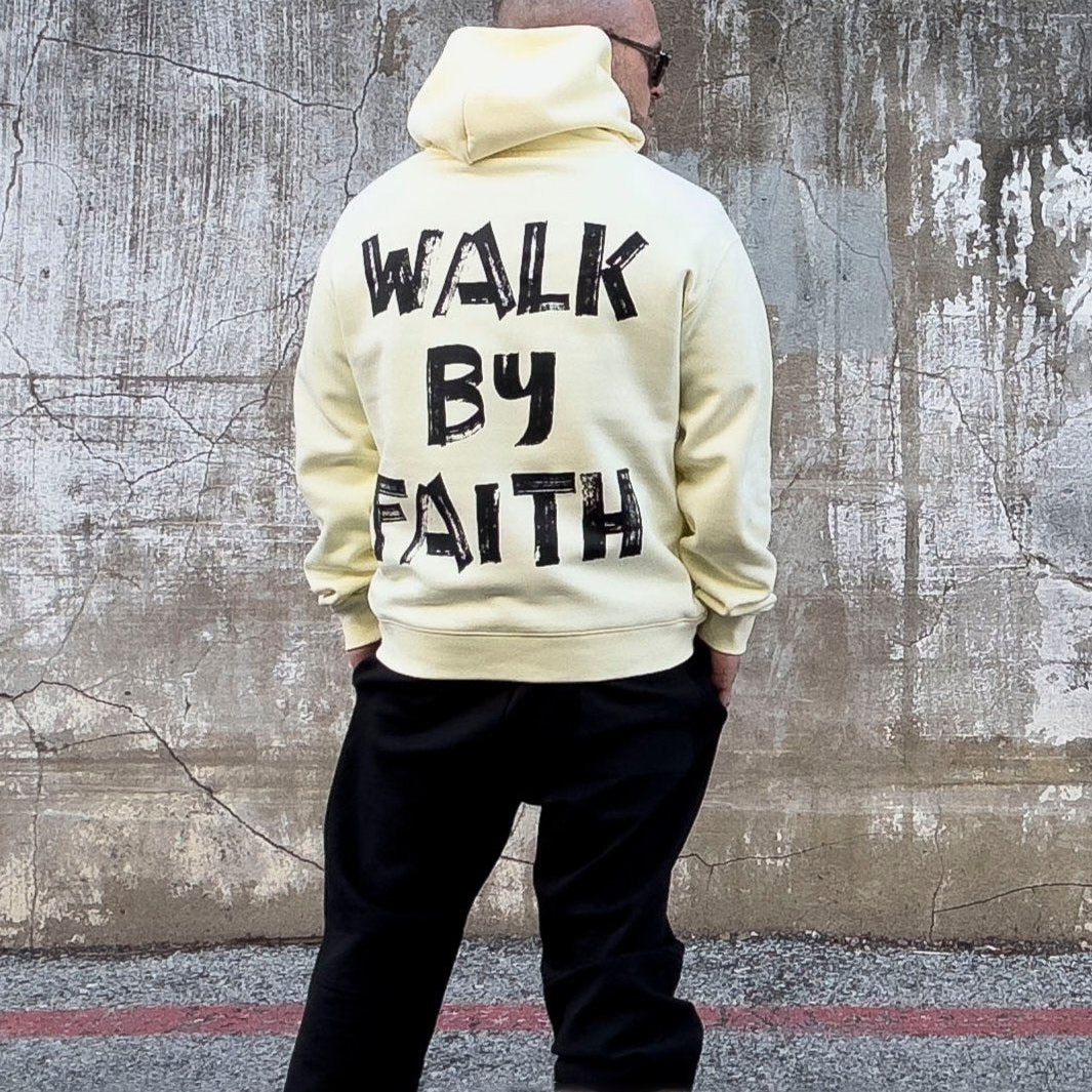 Walk By Faith Drawstring Hoodie