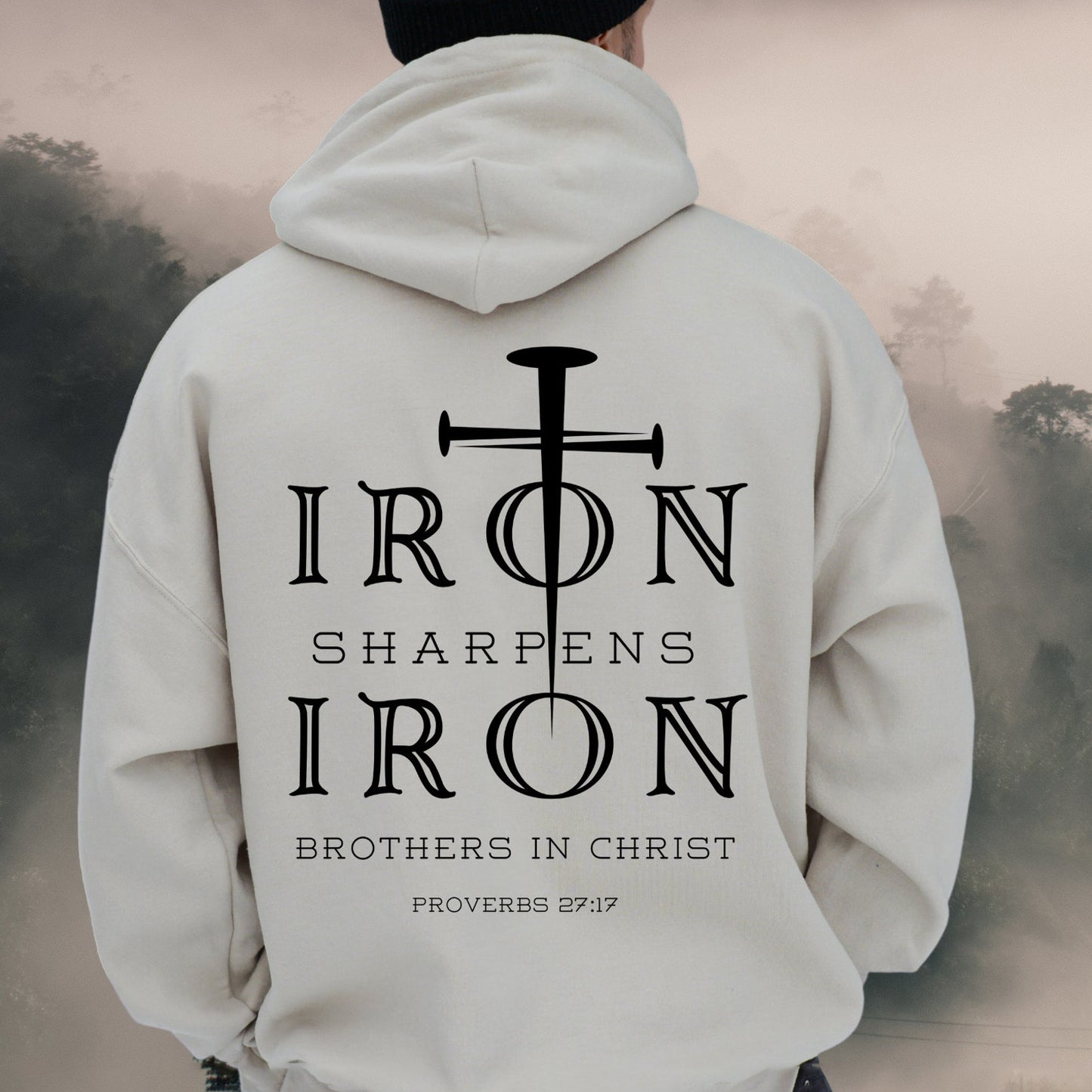Iron Sharpens Iron Drawstring Hoodie