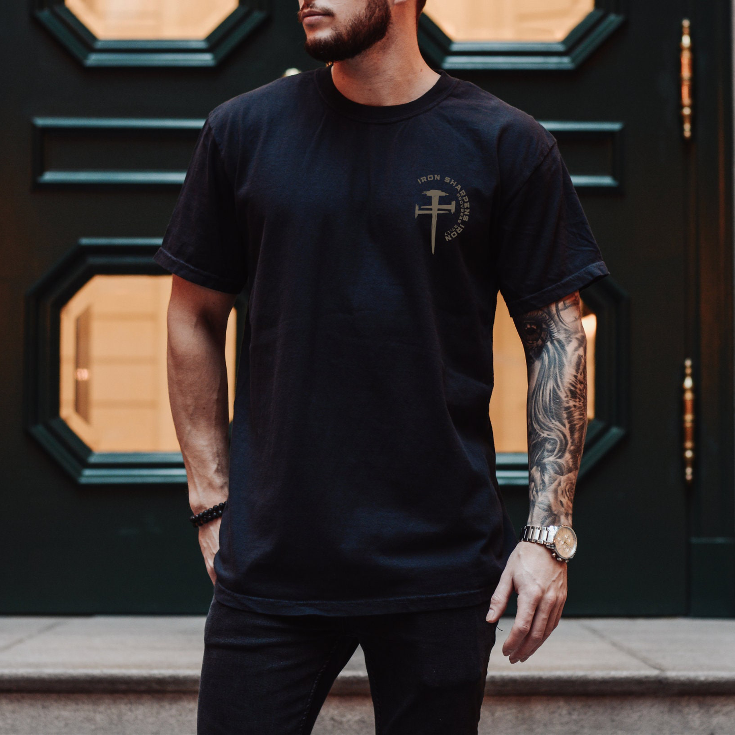 Iron Sharpens Iron Washed T-Shirt