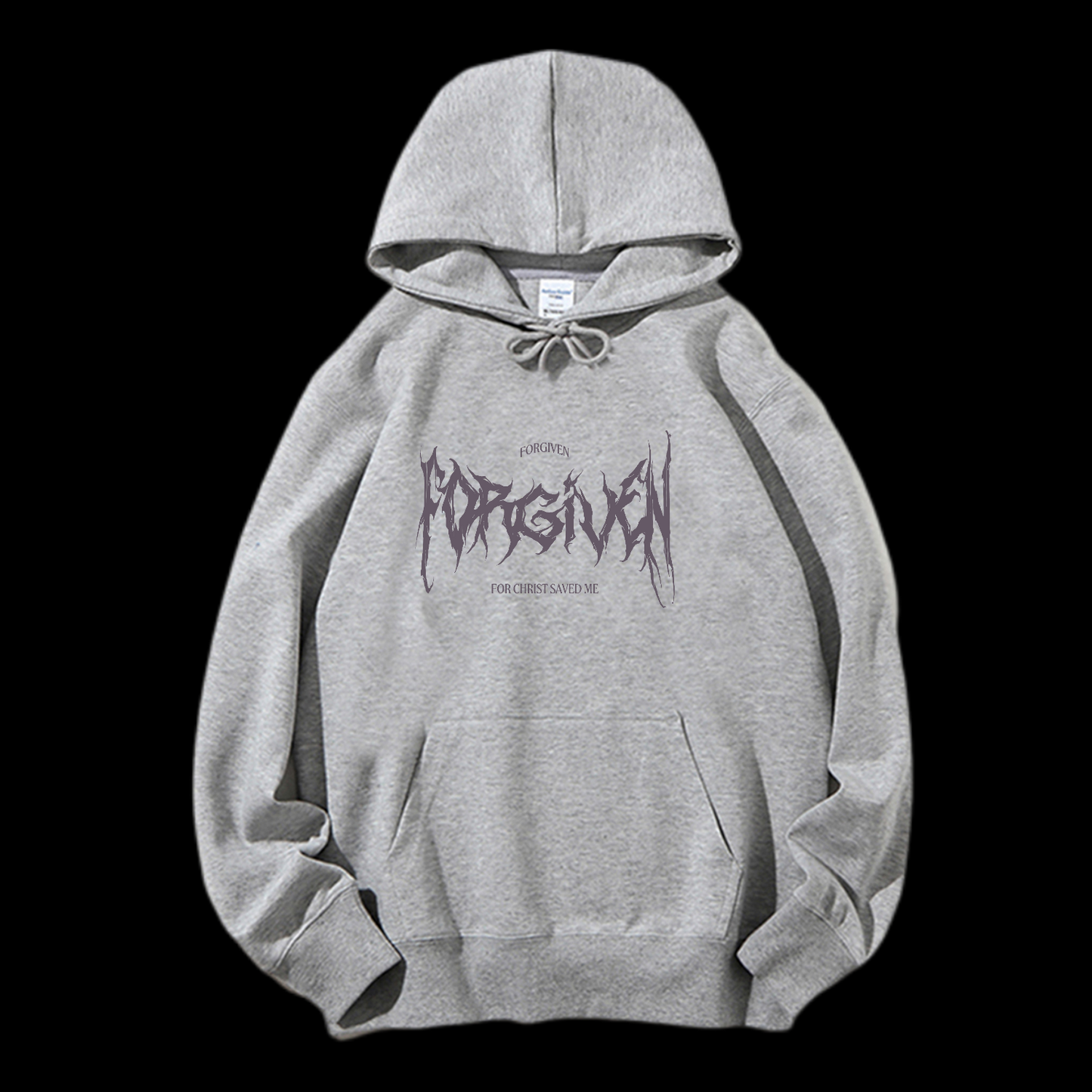Forgiven For Christ Saved Me Drawstring Hoodie