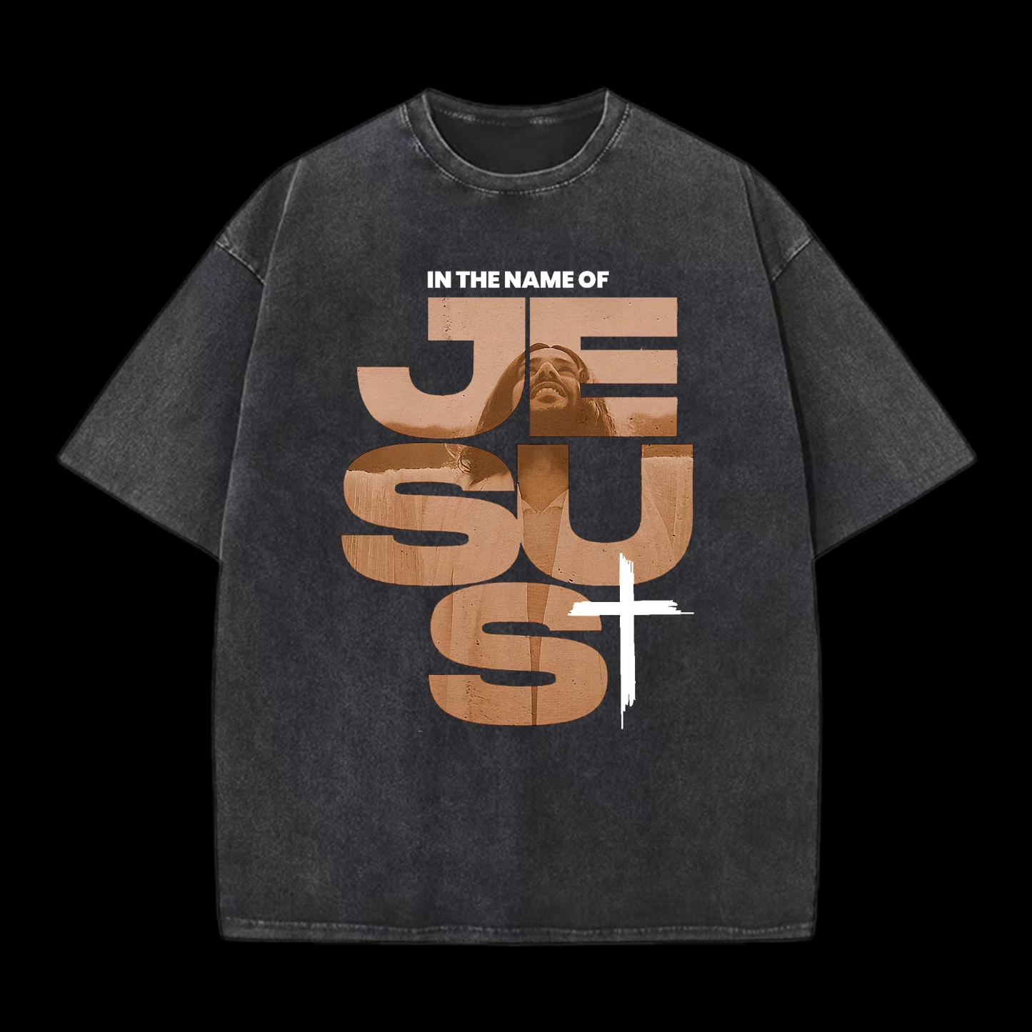 In The Name Of Jesus Washed T-Shirt