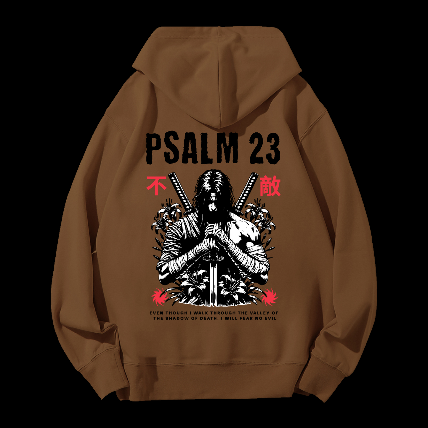 Fear No Evil Drawstring Hoodie