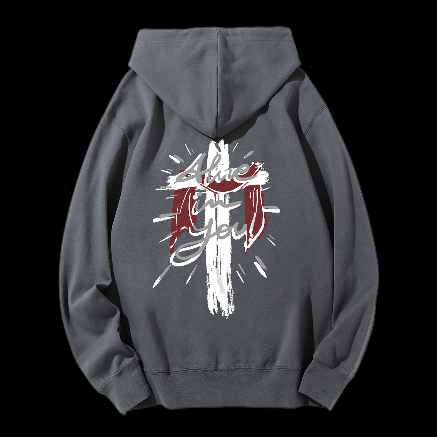 Alive in You Drawstring Hoodie