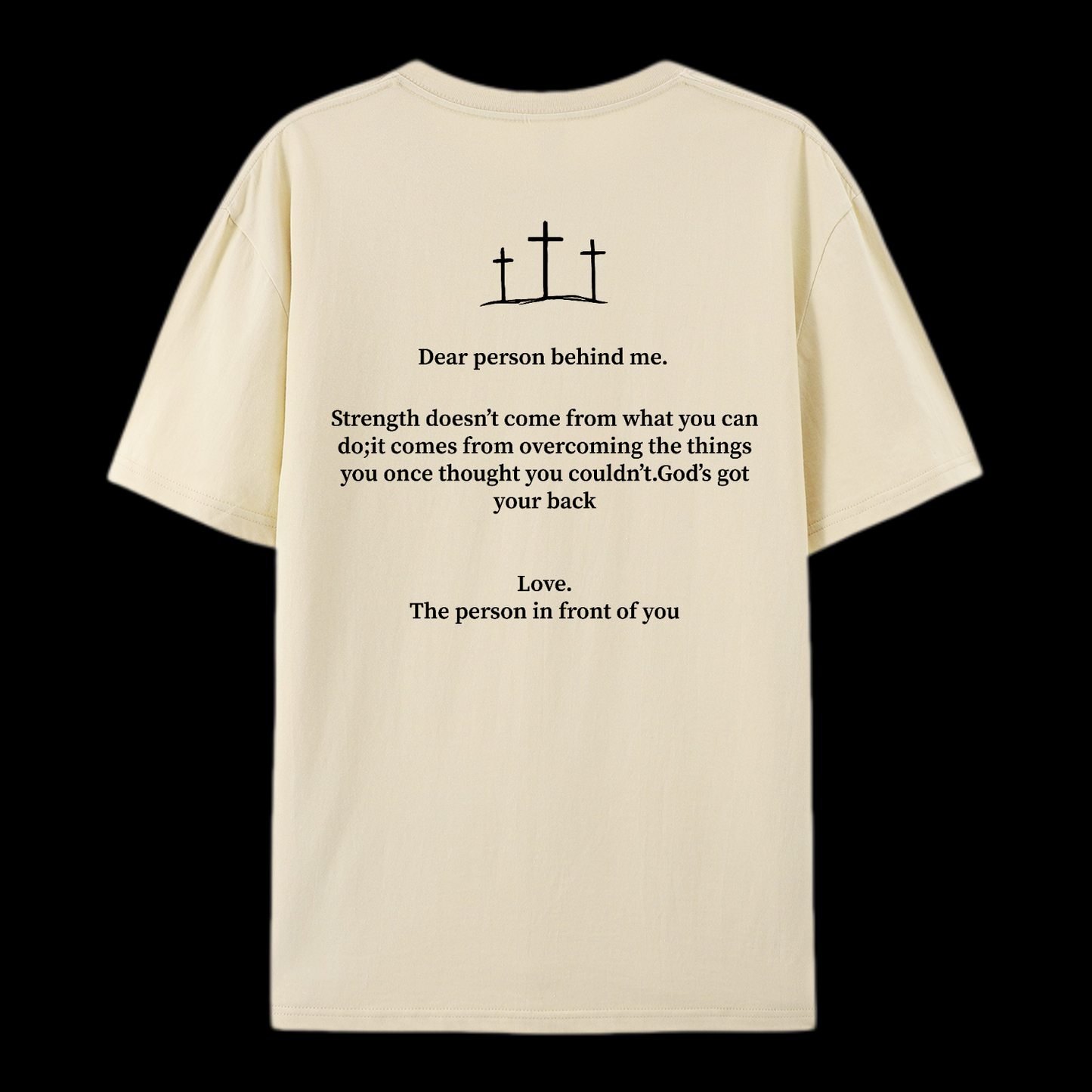 The Person In Front Of You Cotton T-Shirt