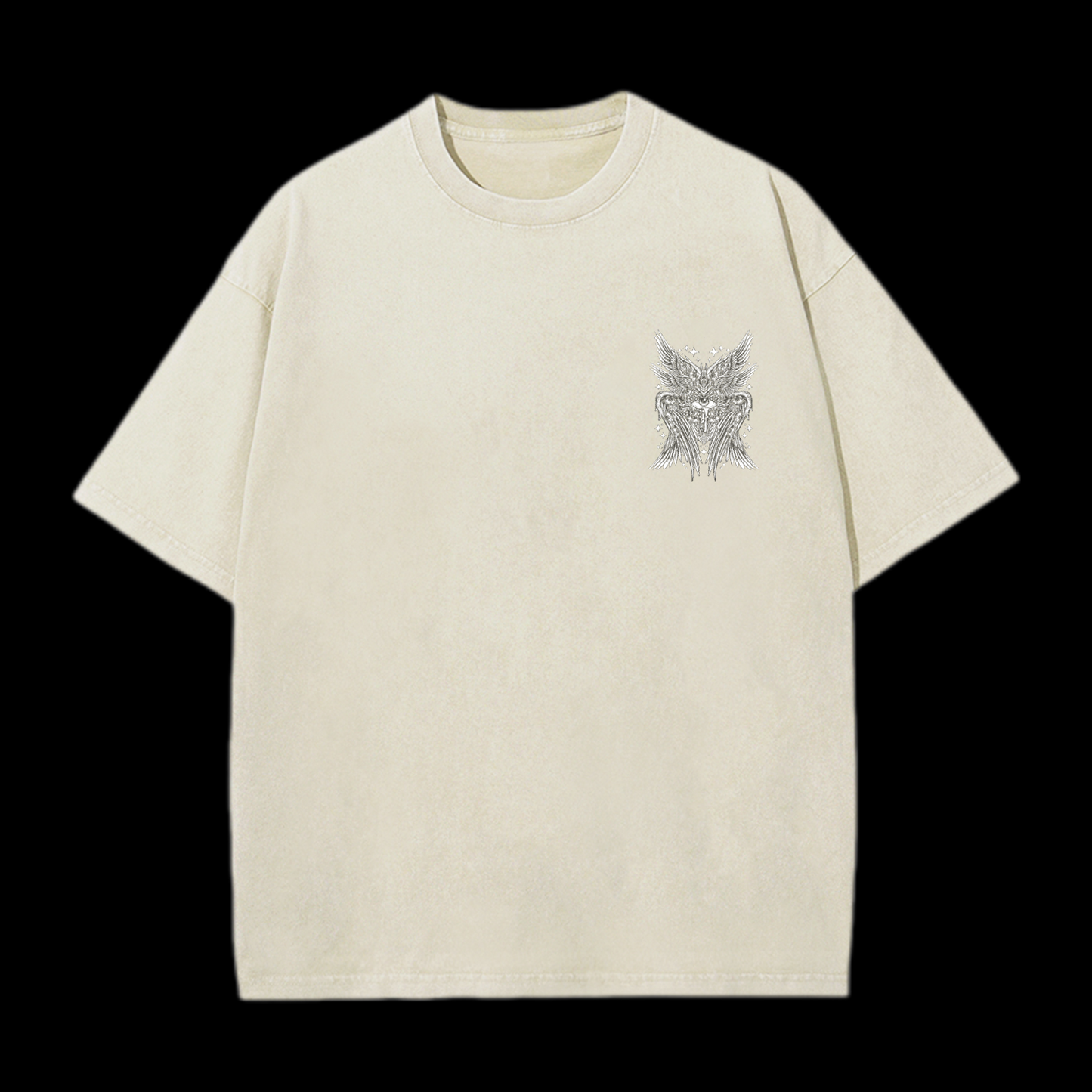 Faith Over Fear Seraphim Angel Christian tee