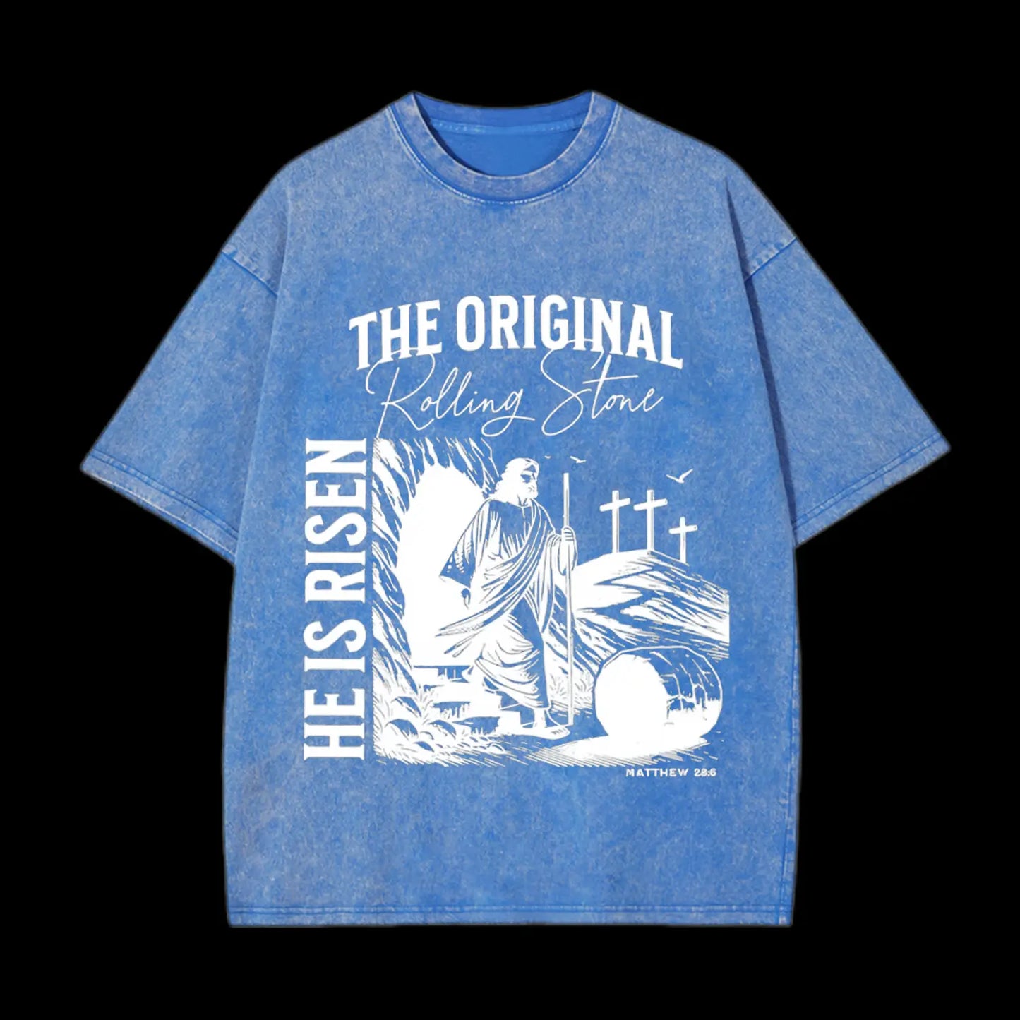 THE ORIGINAL ROLLING STONE CHRISTIAN WASHED T-SHIRT