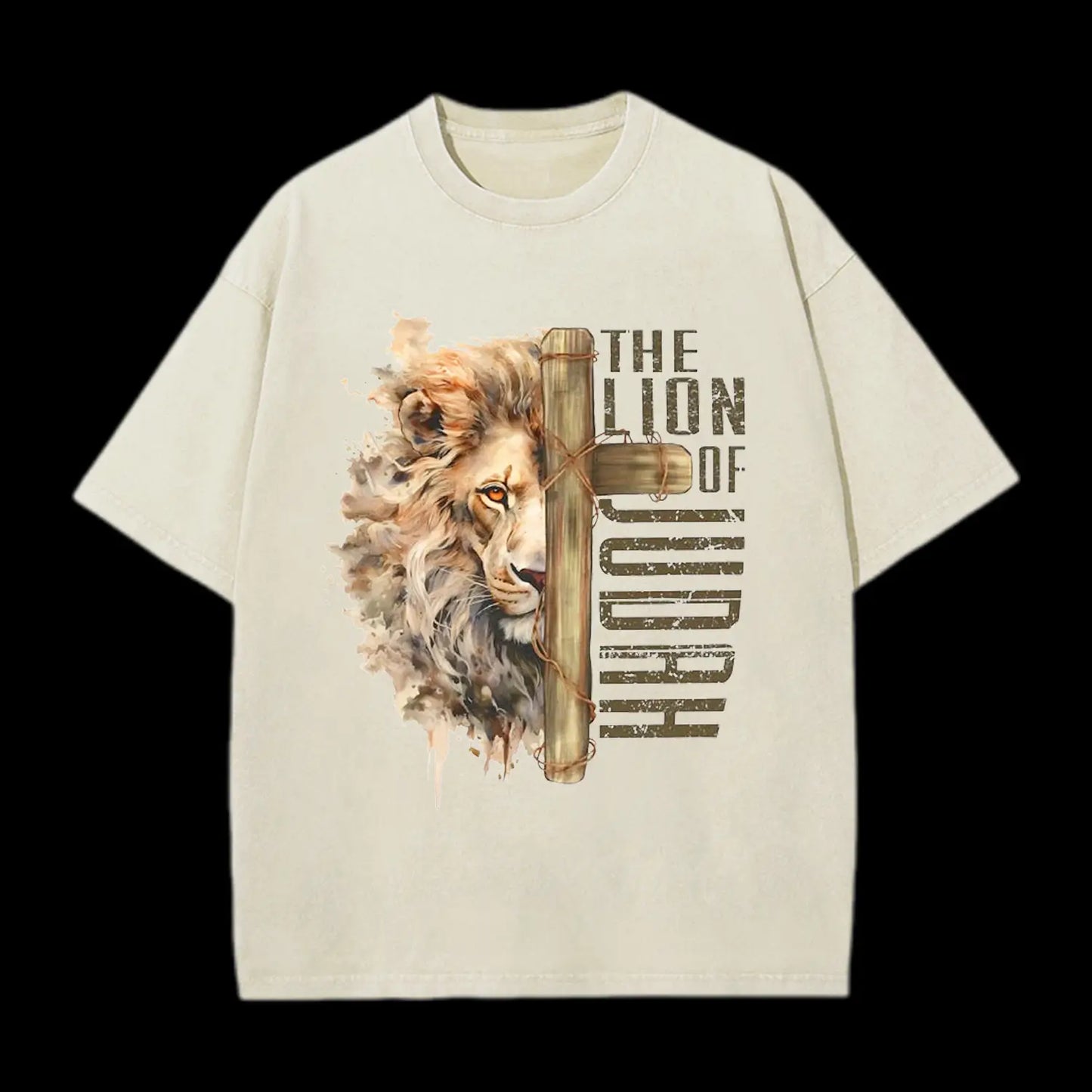 The Lion Of Judah Washed T-Shirt