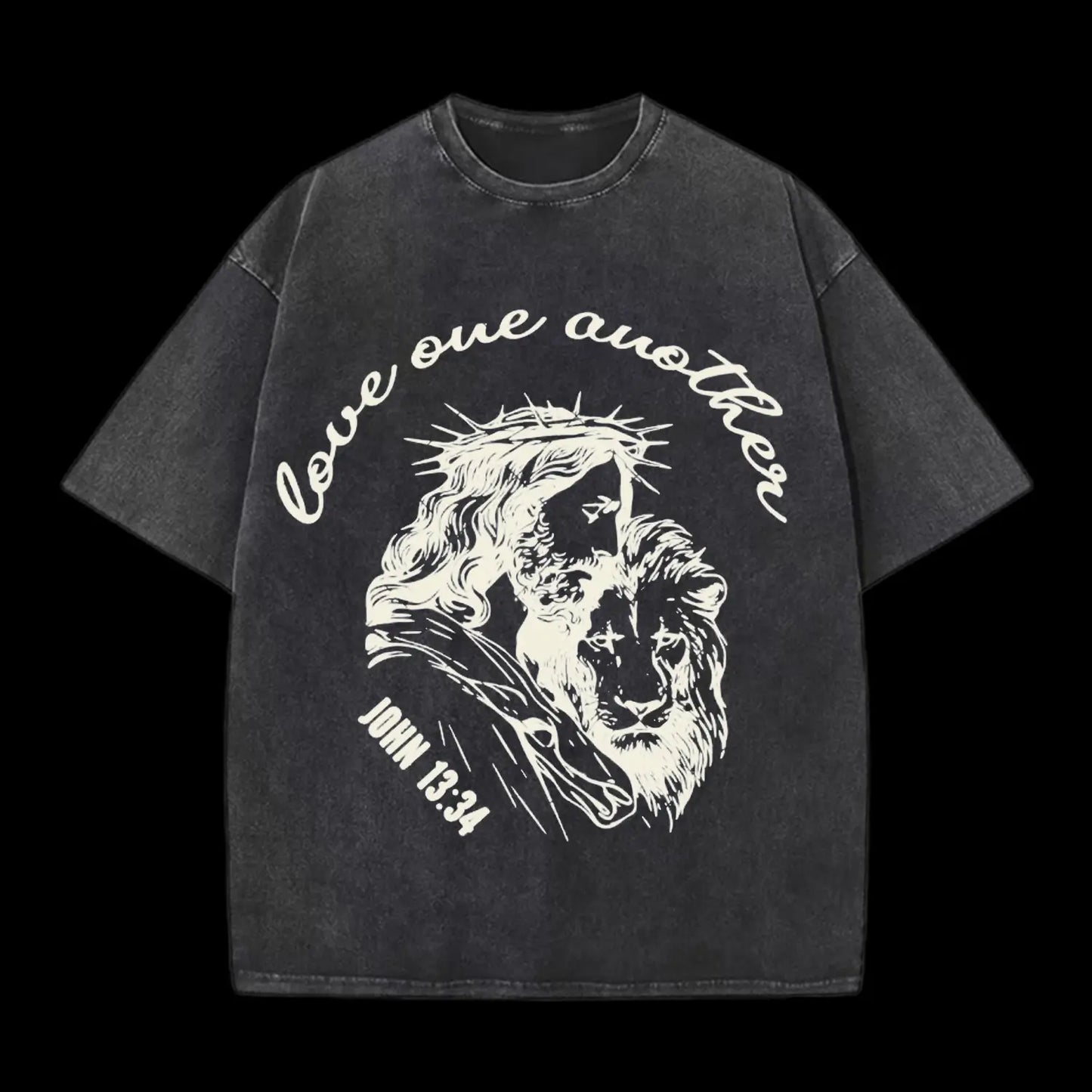 LOVE ONE ANOTHER CHRISTIAN WASHED T-SHIRT