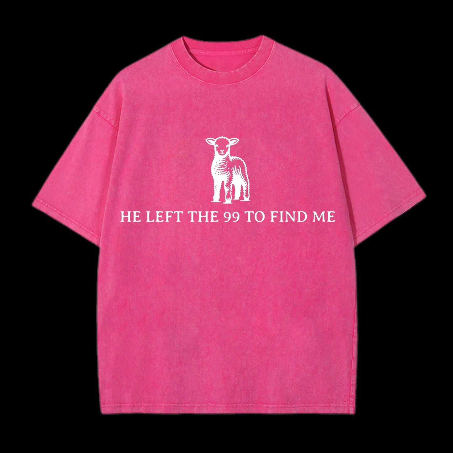 He left the 99 find me Washed T-Shirt