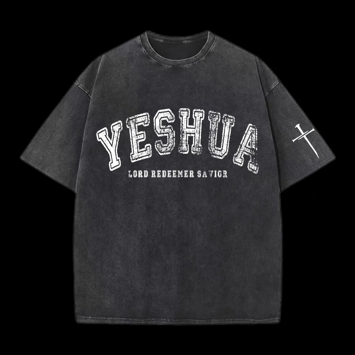 Yeshua Lord Redeemer savior Washed T-Shirt