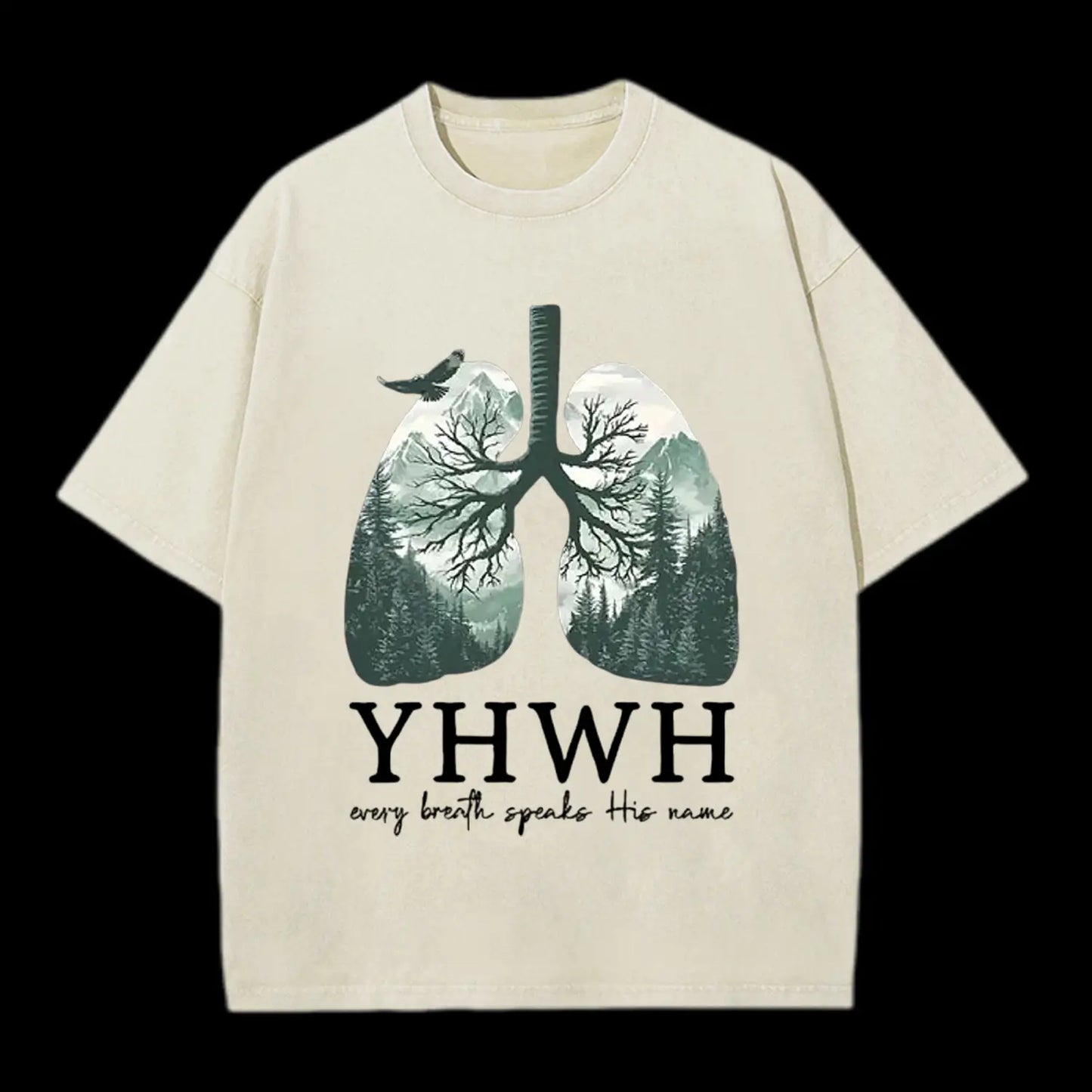 YHWH WASHED T-SHIRT