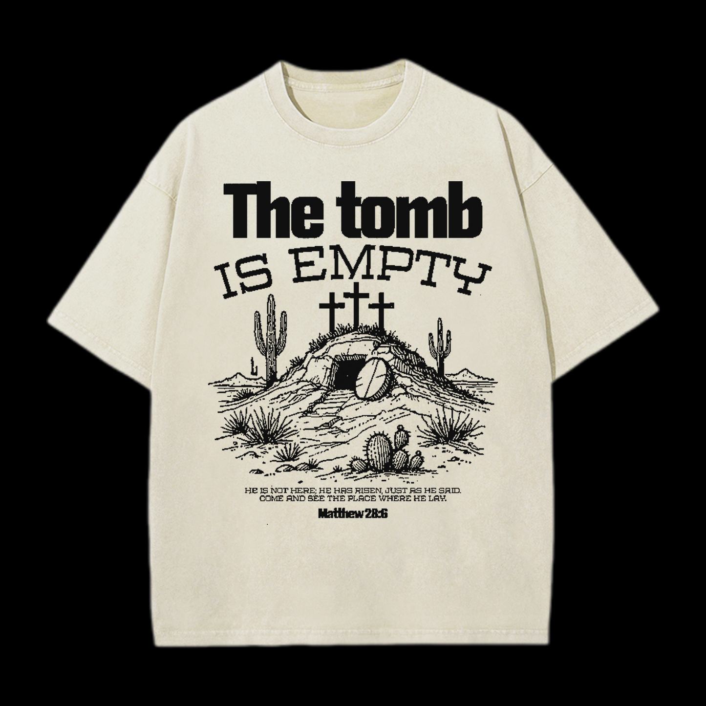 The Tomb Is Empty Christian tee