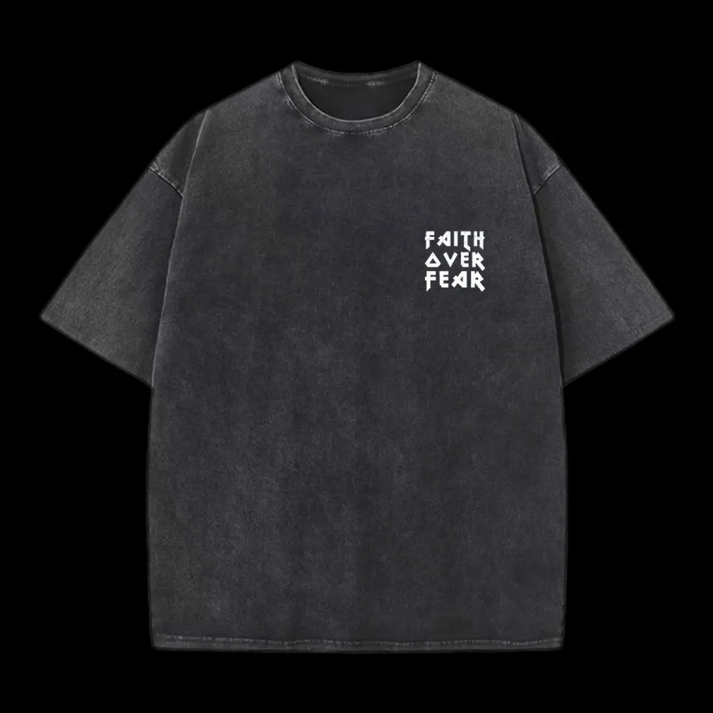 FAITH OVER FEAR LION CHRISTIAN TEE