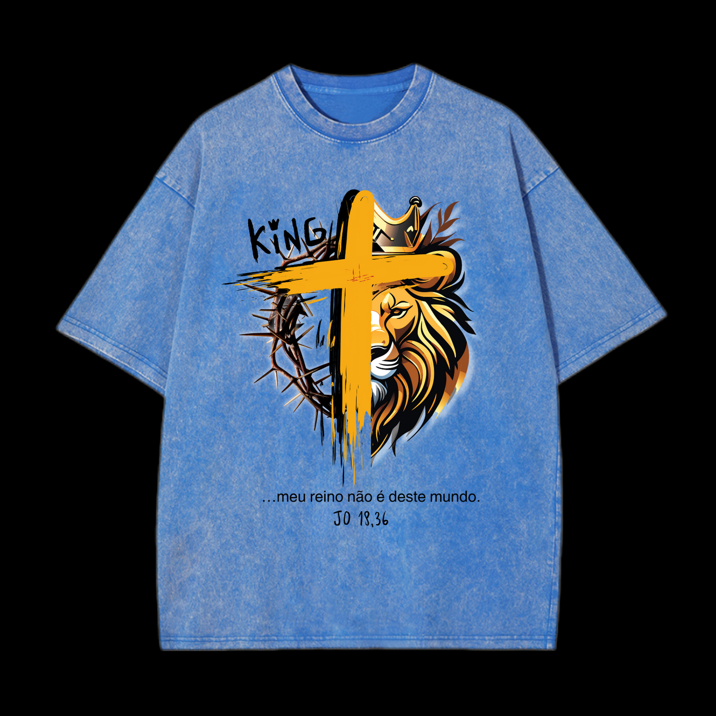 King Of Jesus Washed T-Shirt