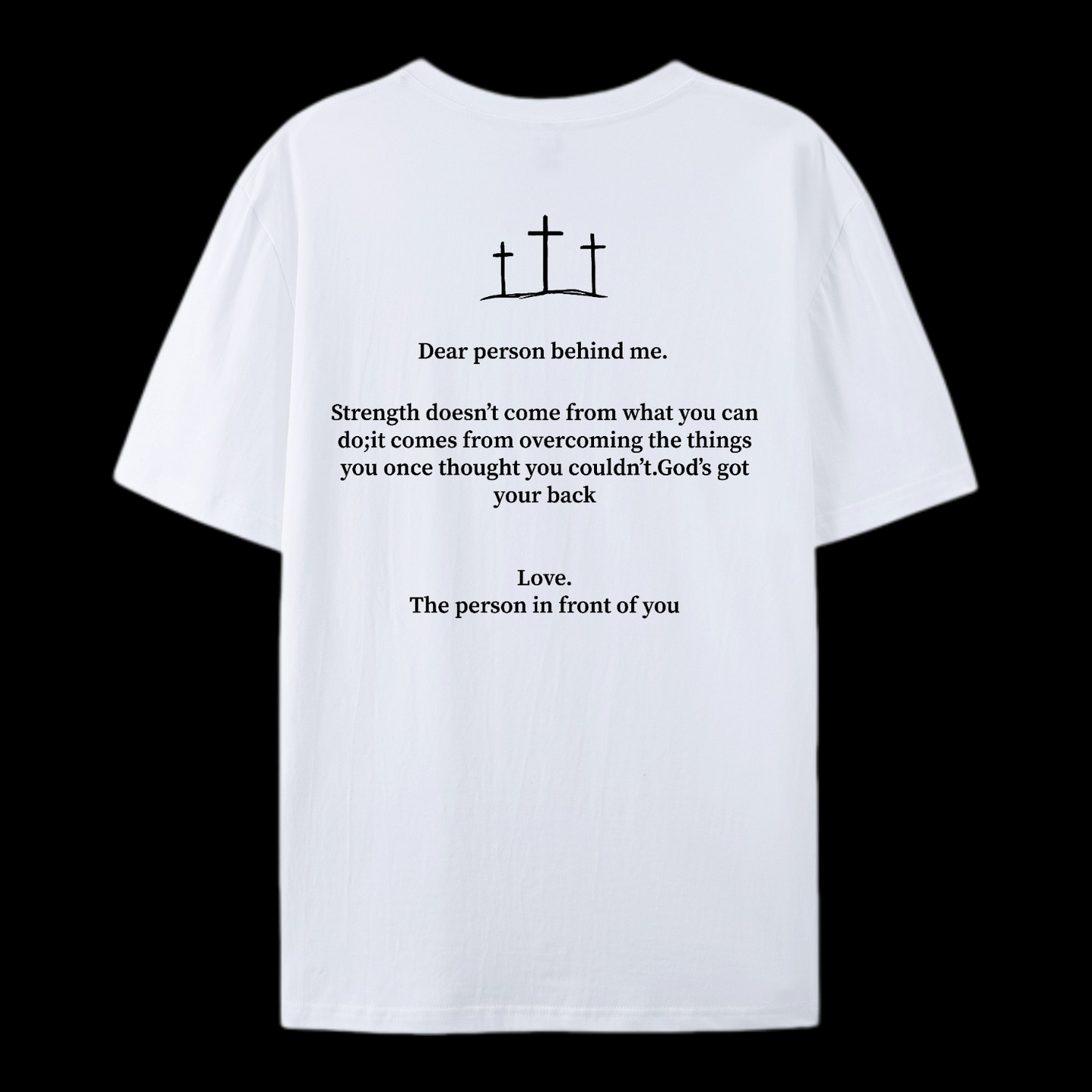 The Person In Front Of You Cotton T-Shirt