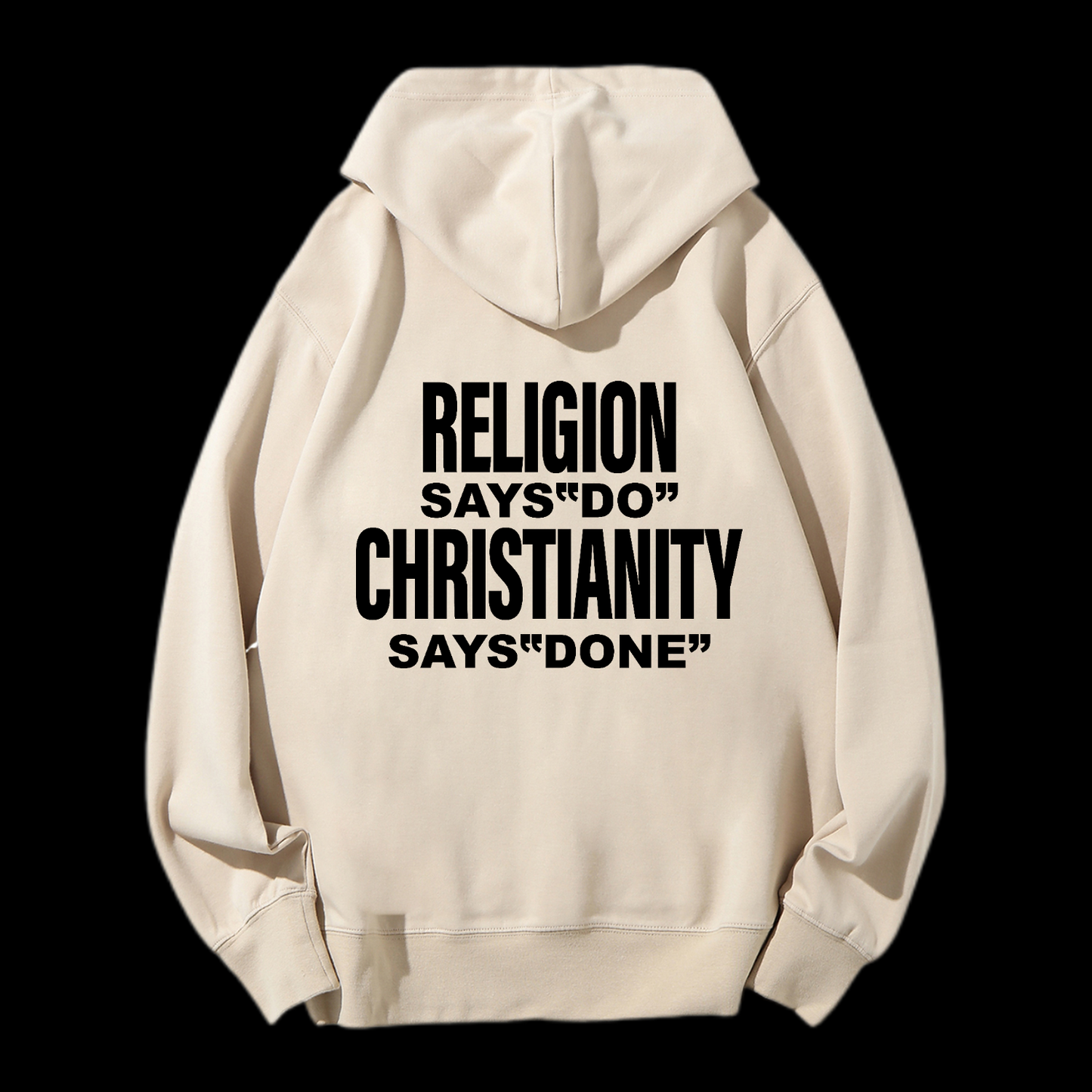 Says Done Drawstring Hoodie