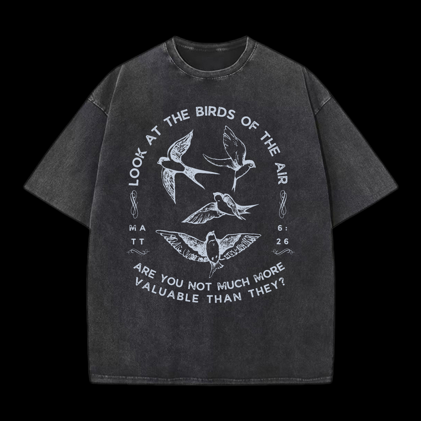 Look At The Birds Of The Air Washed T-Shirt