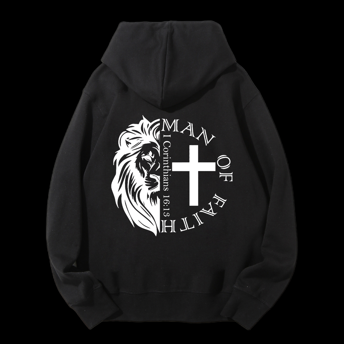 Man Of Faith Drawstring Hoodie