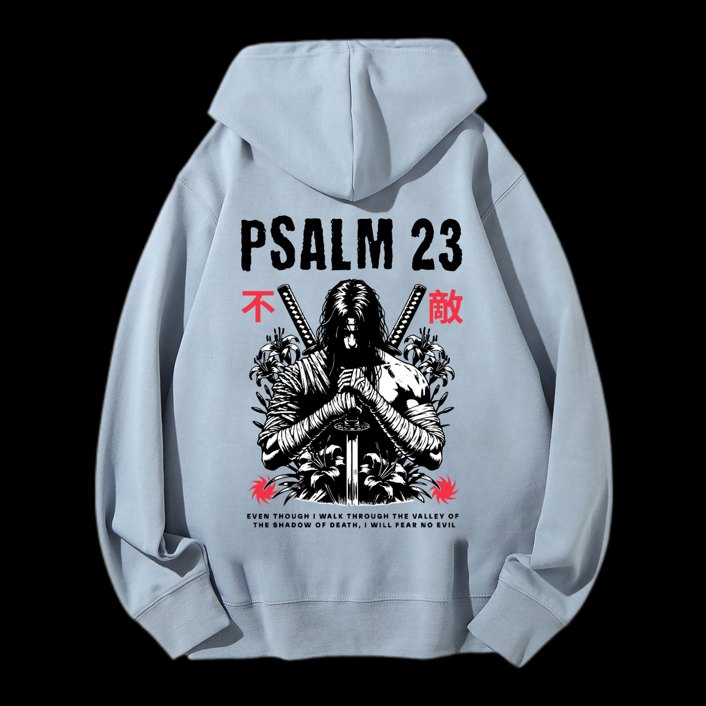 Fear No Evil Drawstring Hoodie