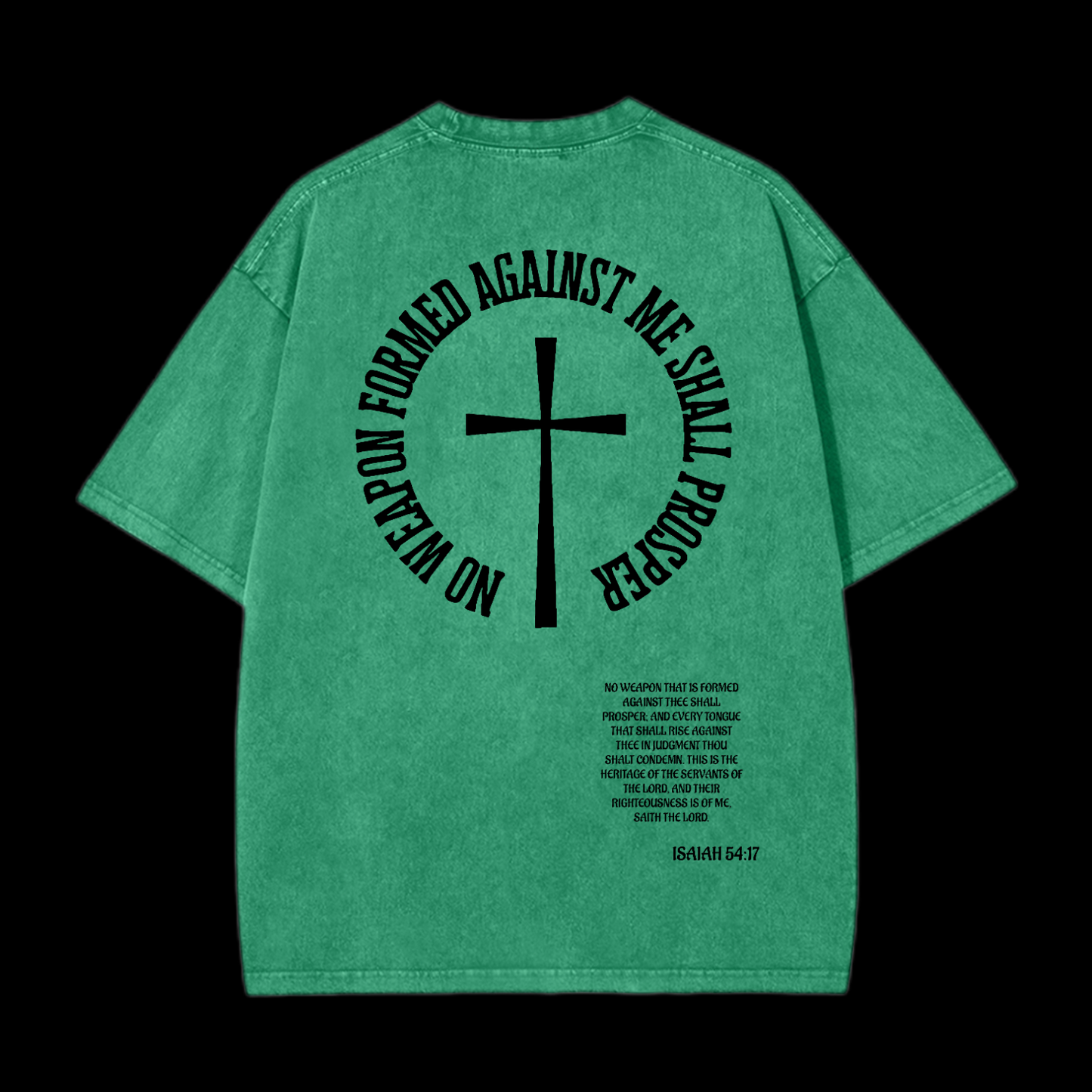 No Weapon Forged Against You Washed T-Shirt
