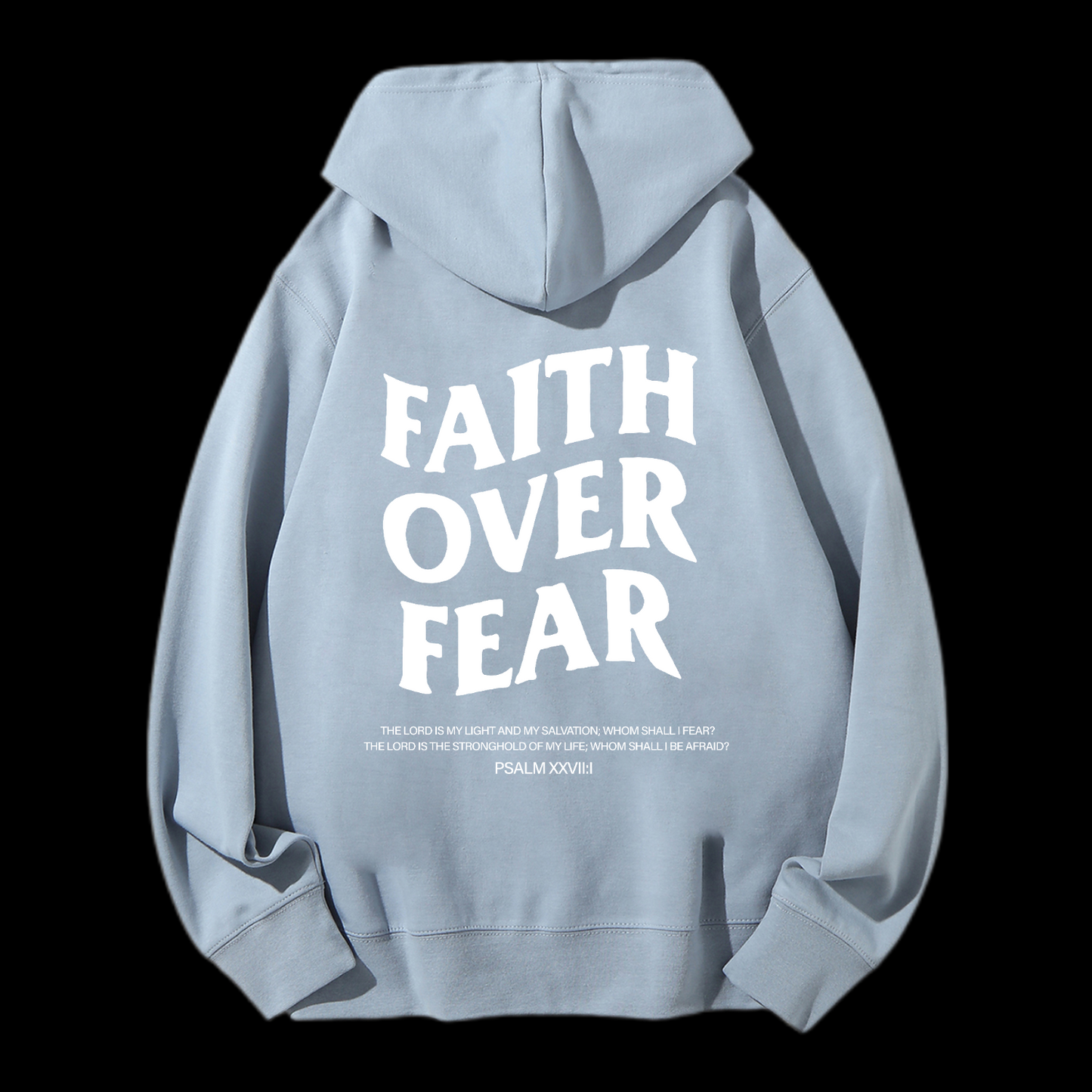Faith Over Fear Drawstring Hoodie