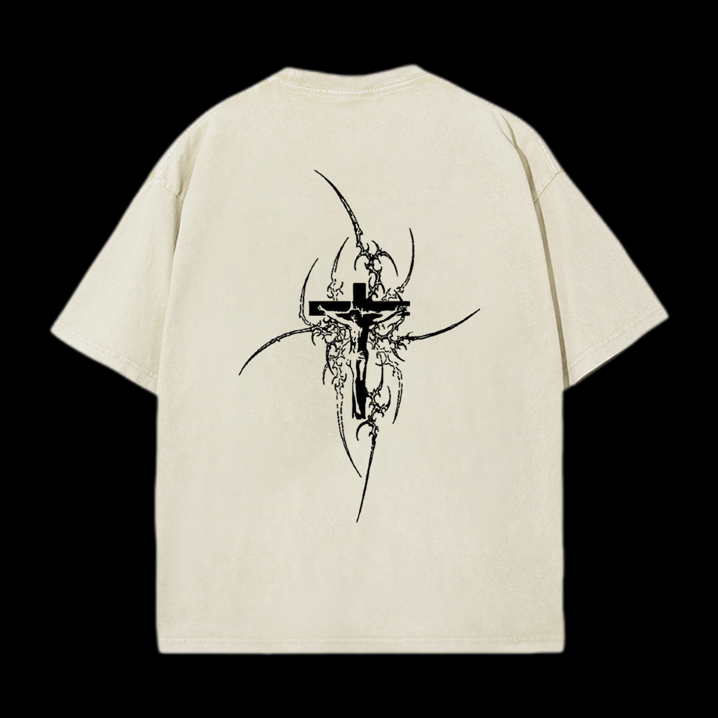Cross Print Tee
