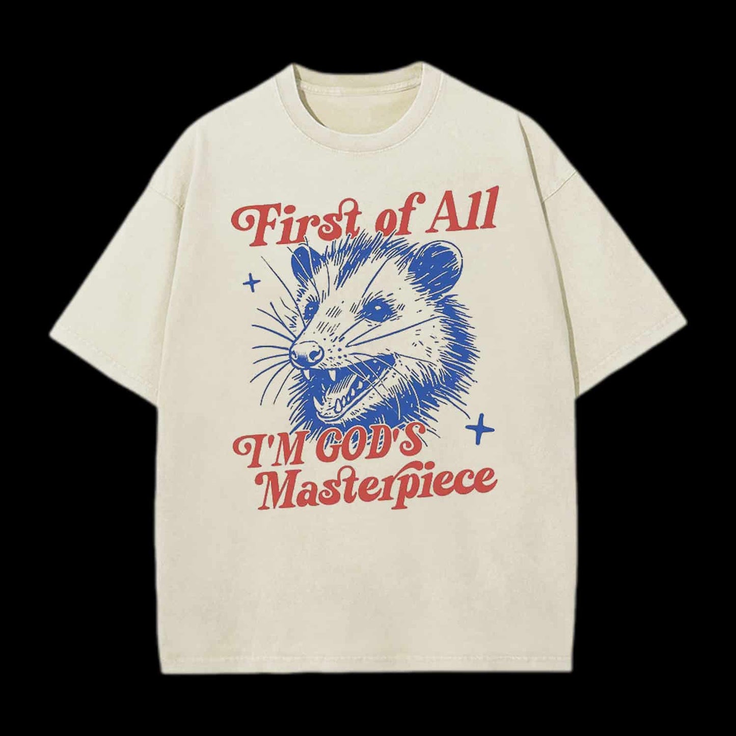 FIRST OF ALL I AM GOD MASTERPIECES CHRISTIAN TEE