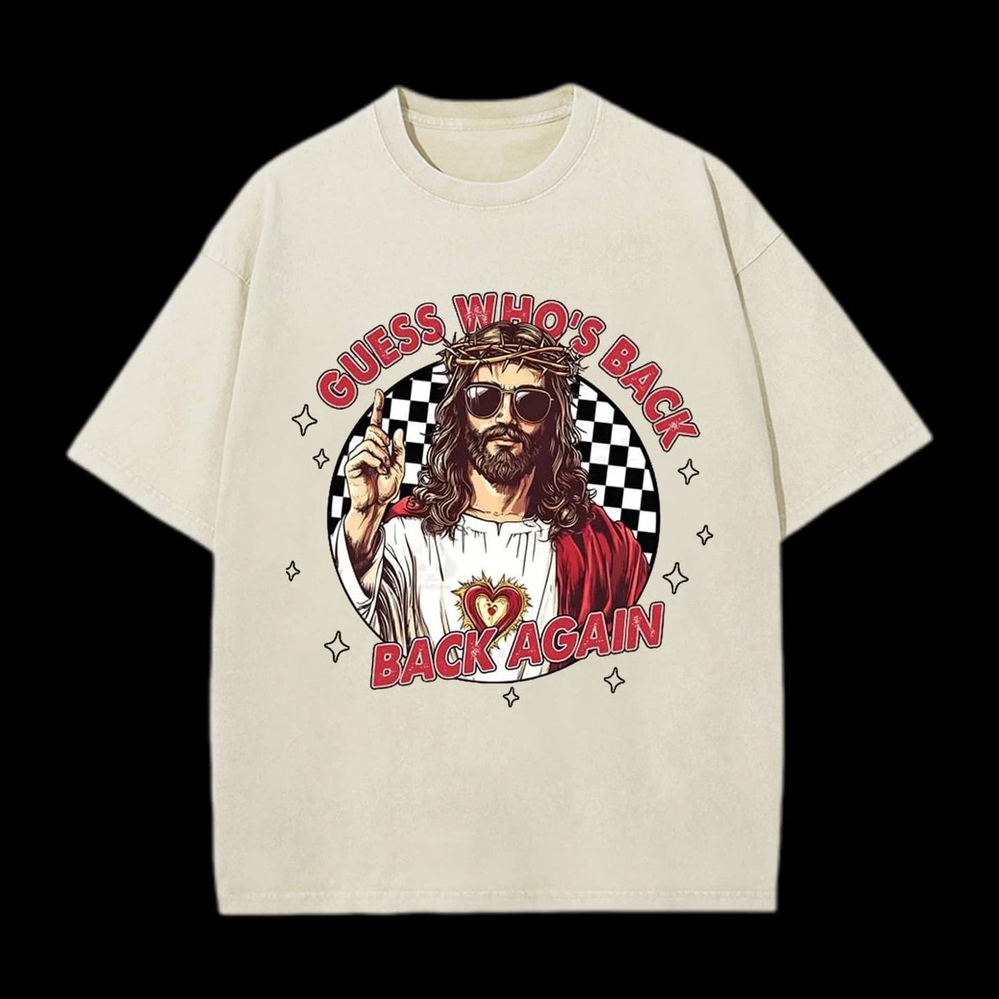 Guess Who's Back Christian Washed T-Shirt