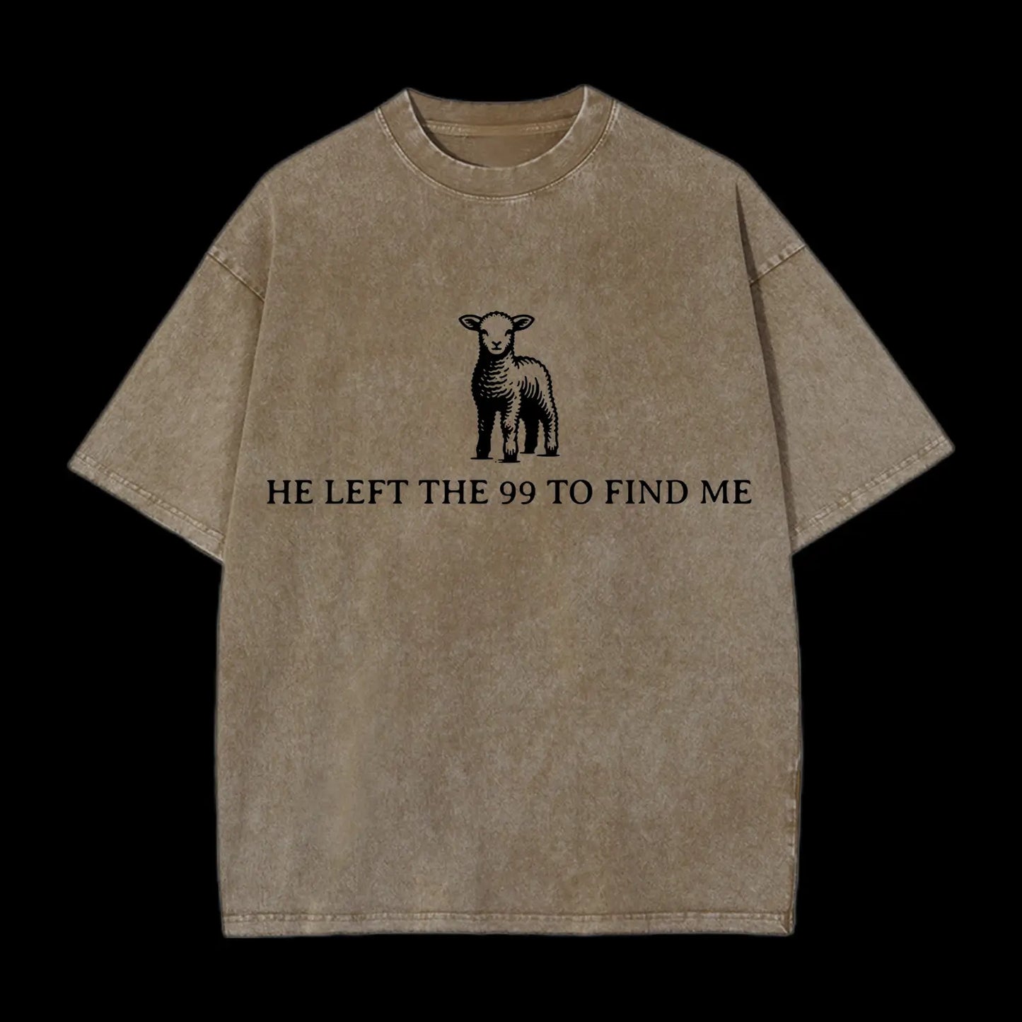 He left the 99 find me Washed T-Shirt