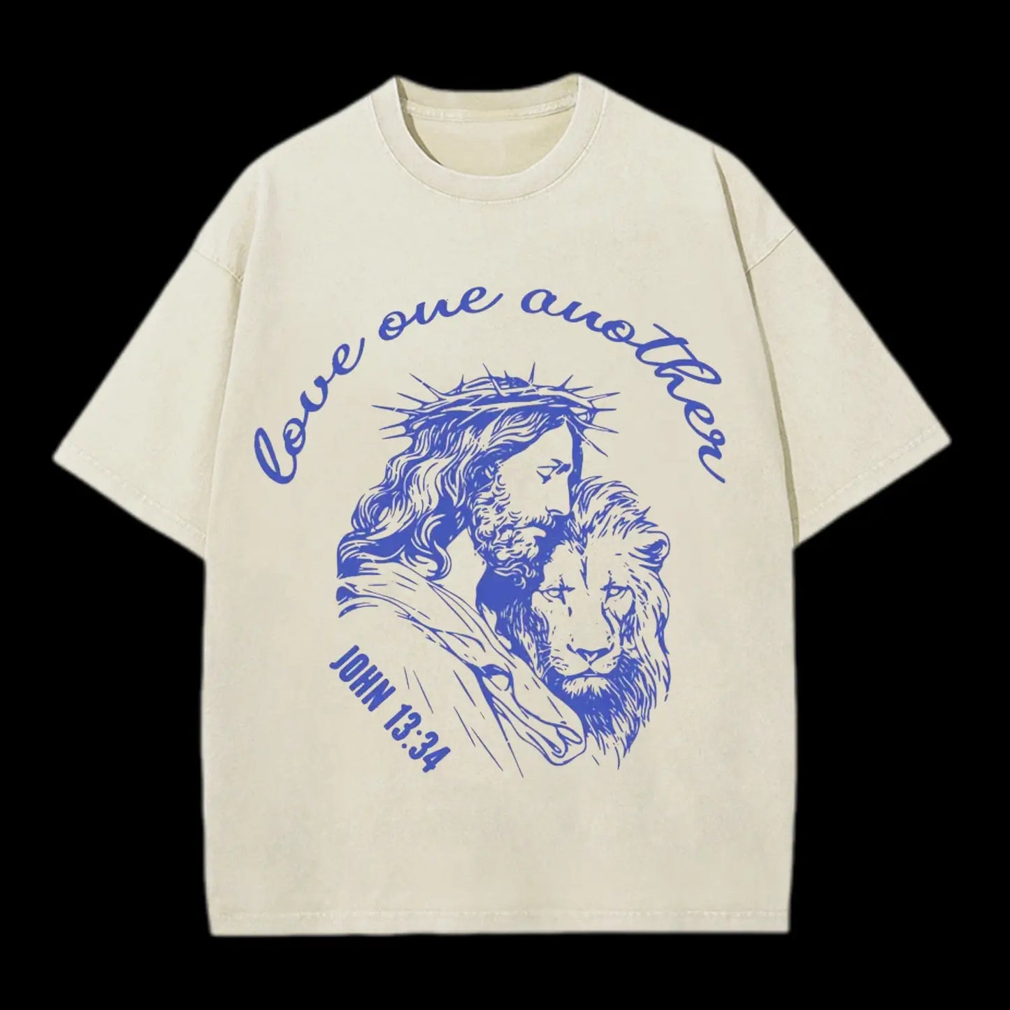 LOVE ONE ANOTHER CHRISTIAN WASHED T-SHIRT