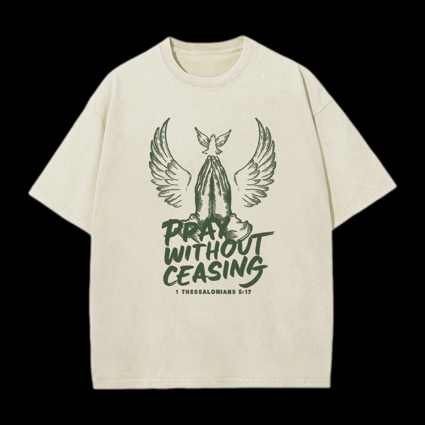 Pray Without Ceasing Printed Men's Tee