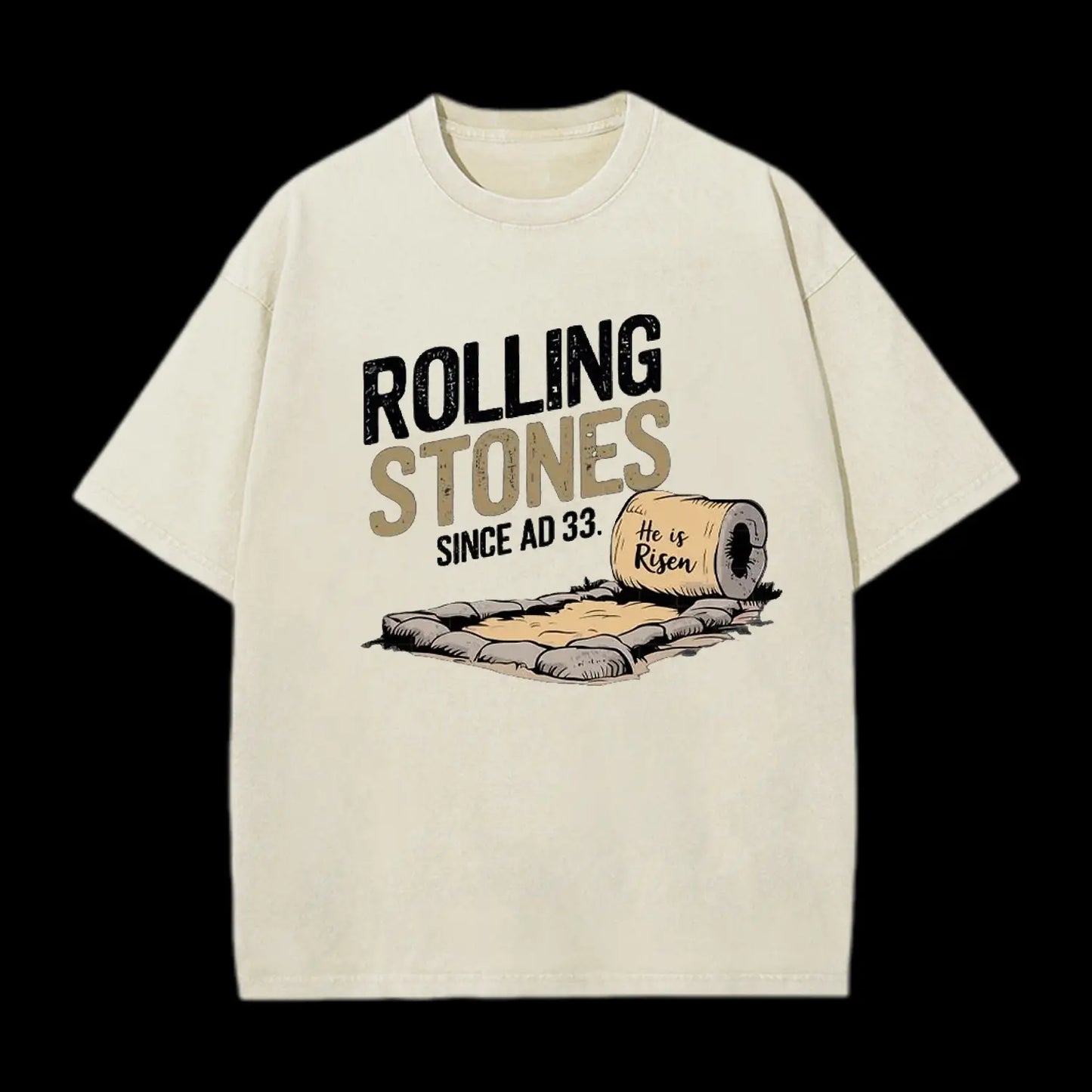 Rolling Stones Christian Washed T-Shirt