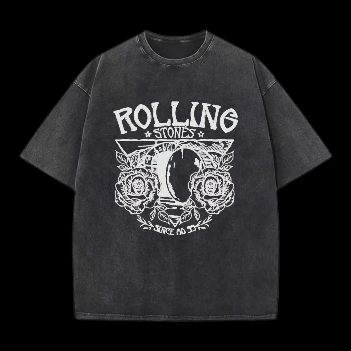 Rolling Stones Retro Christian Washed T-Shirt