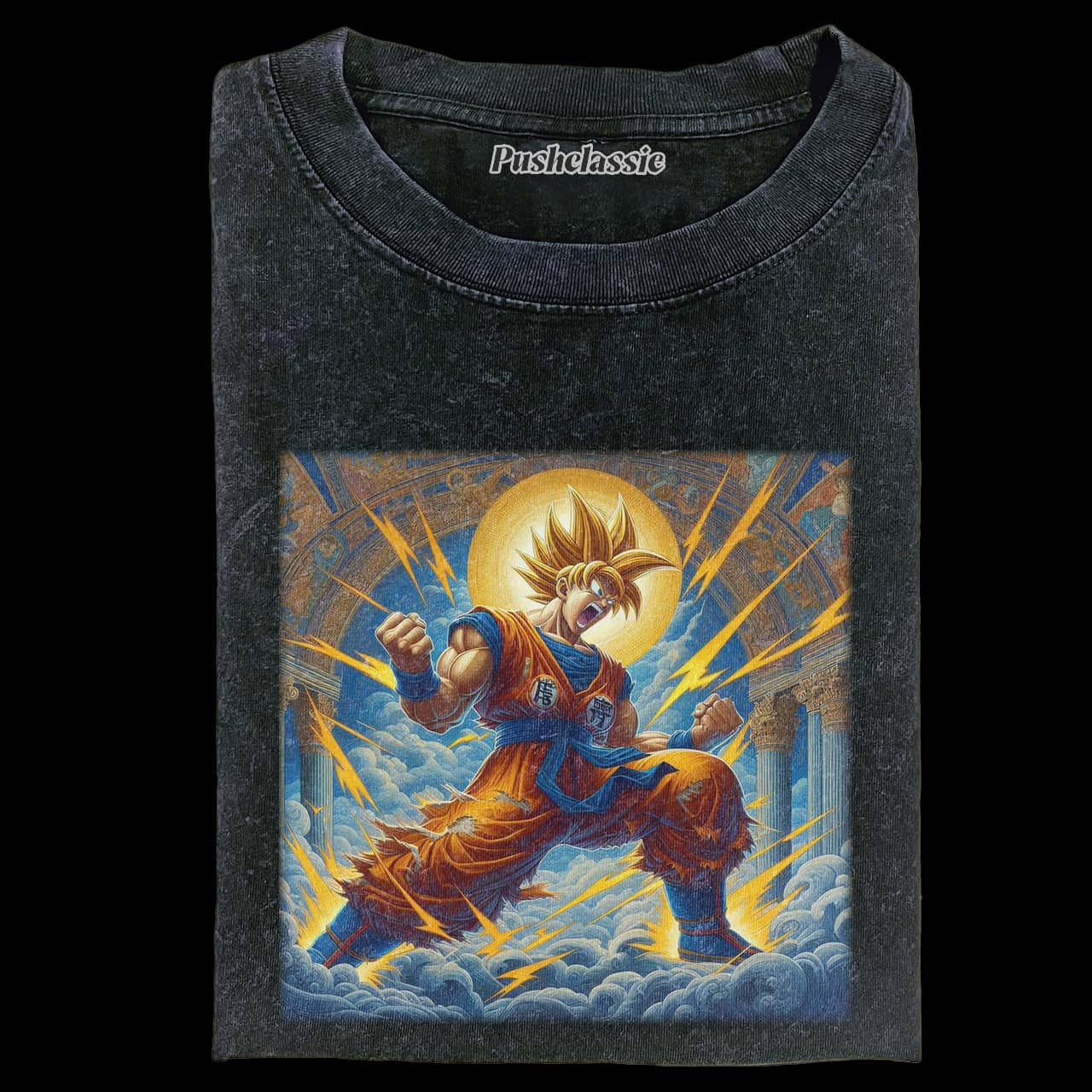THE GOKU IN RELIGION FASHION WASHED T-SHIRT