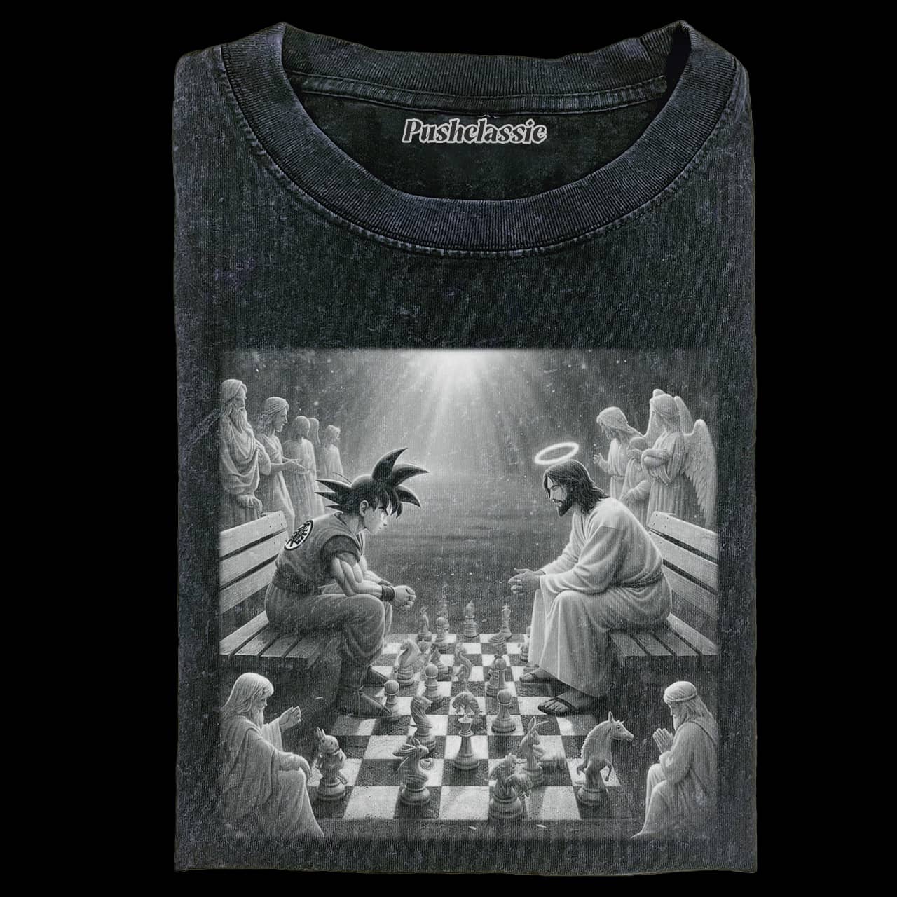 THE GOKU IN RELIGION FASHION WASHED T-SHIRT
