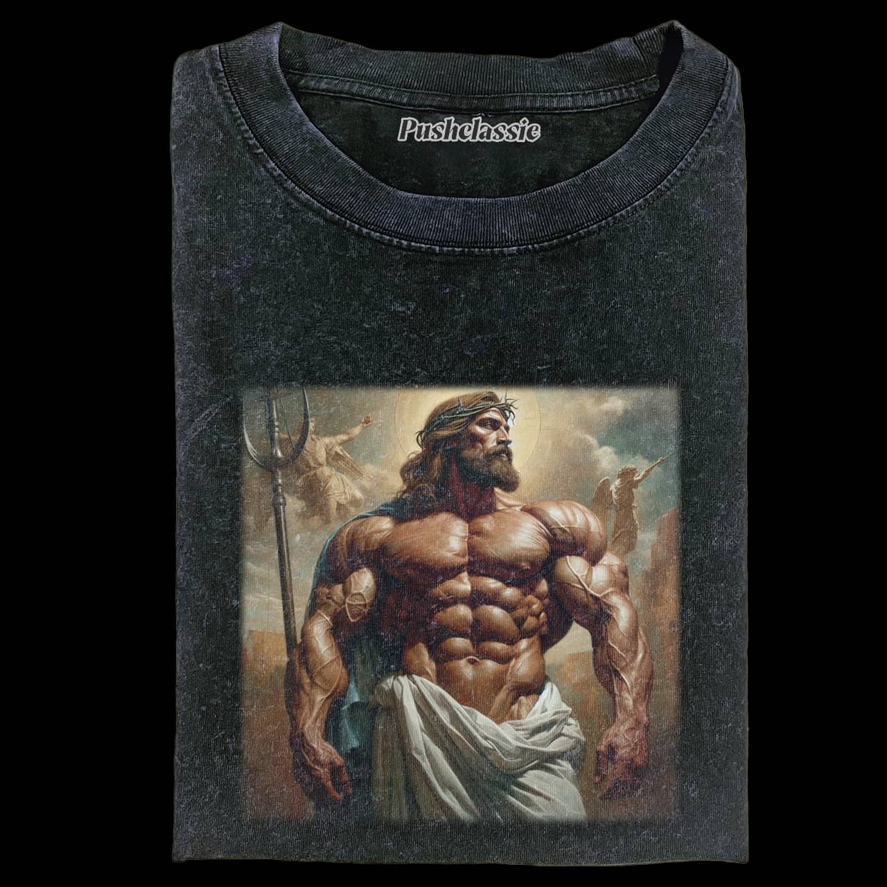 THE JESUS POWER OF FAITH WASHED T-SHIRT