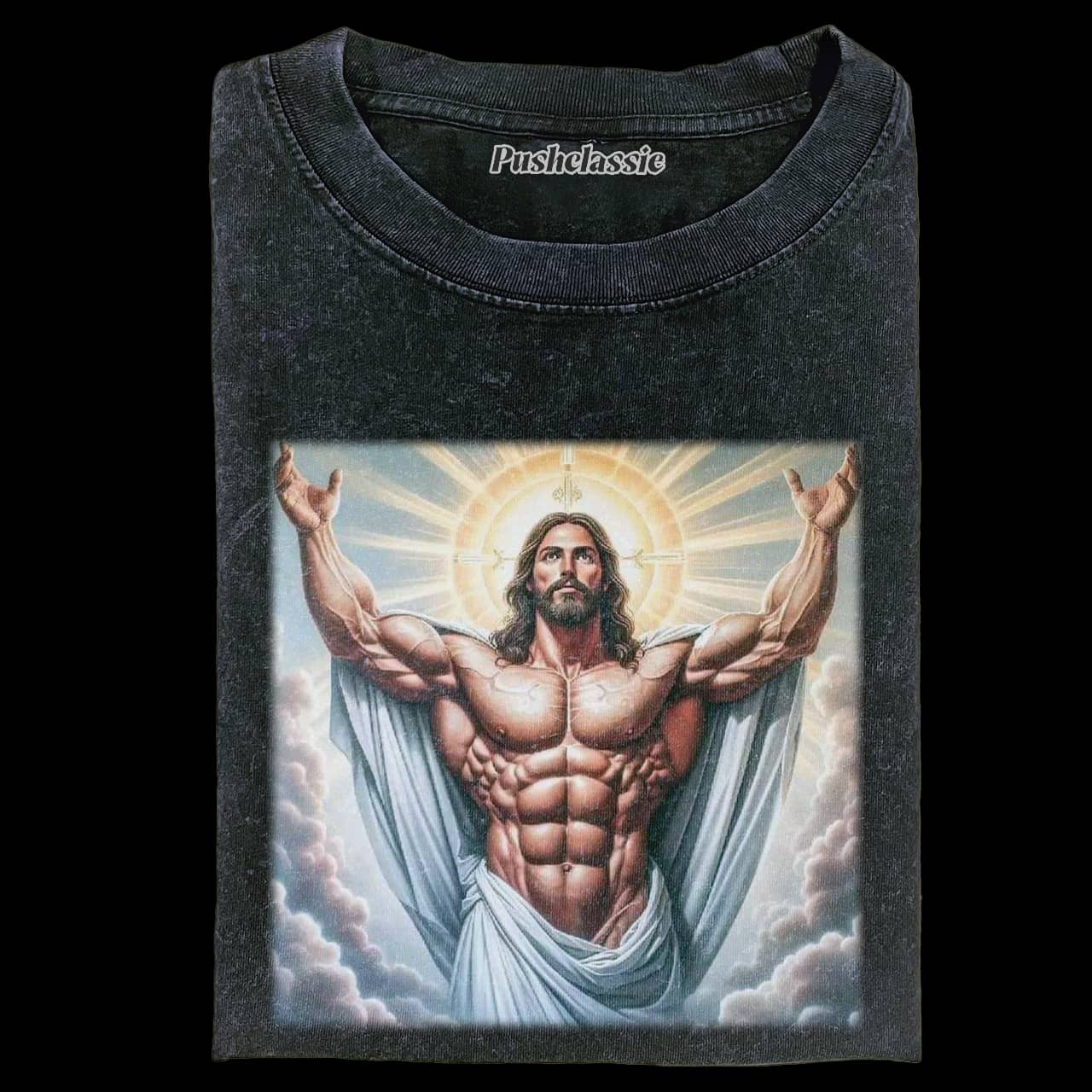 THE JESUS POWER OF FAITH WASHED T-SHIRT