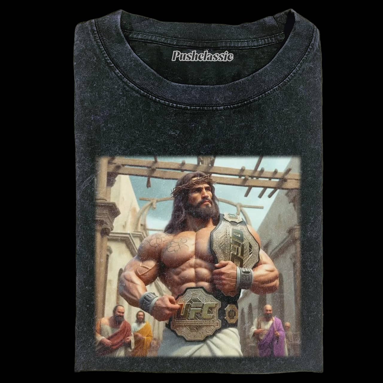 THE JESUS POWER OF FAITH WASHED T-SHIRT