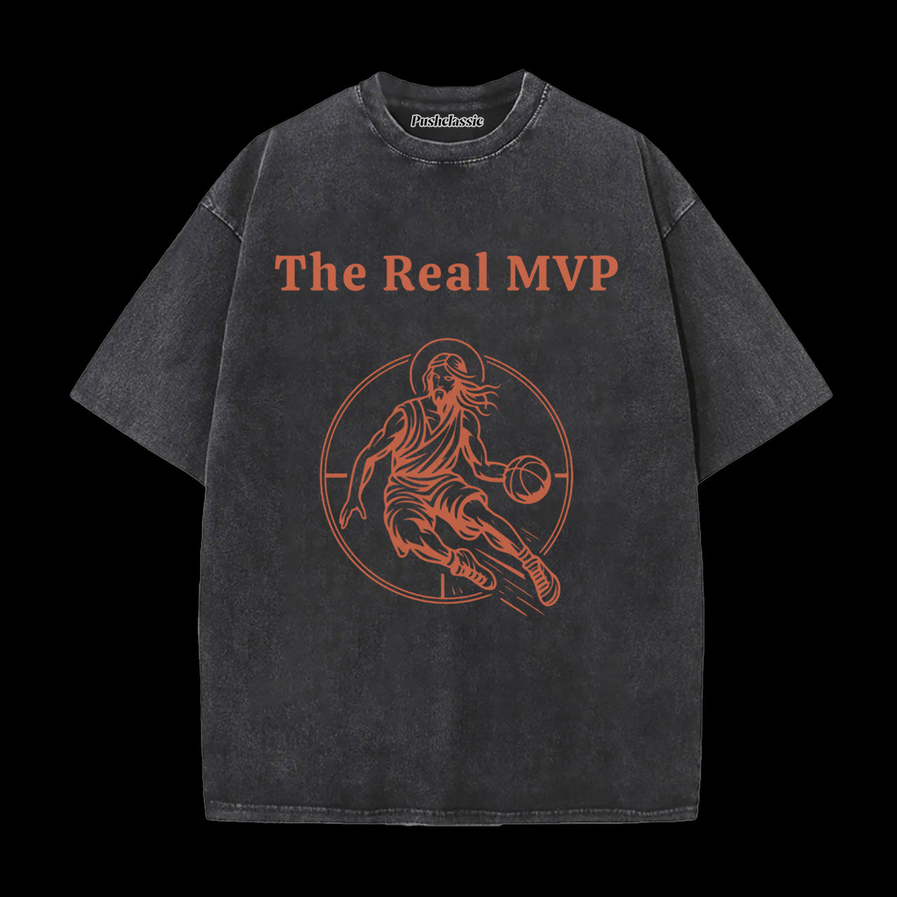 THE JESUS REAL MVP WASHED T-SHIRT