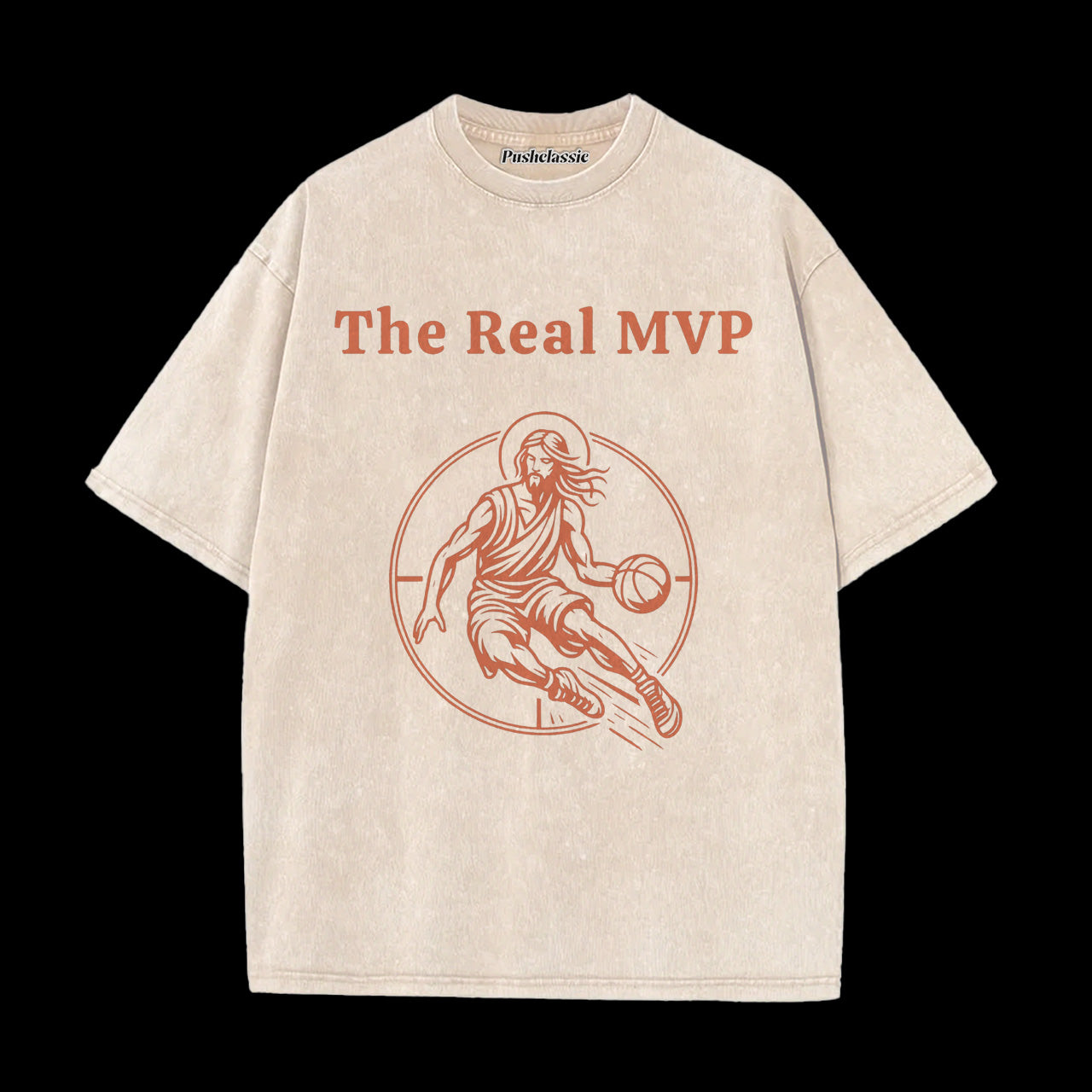THE JESUS REAL MVP WASHED T-SHIRT