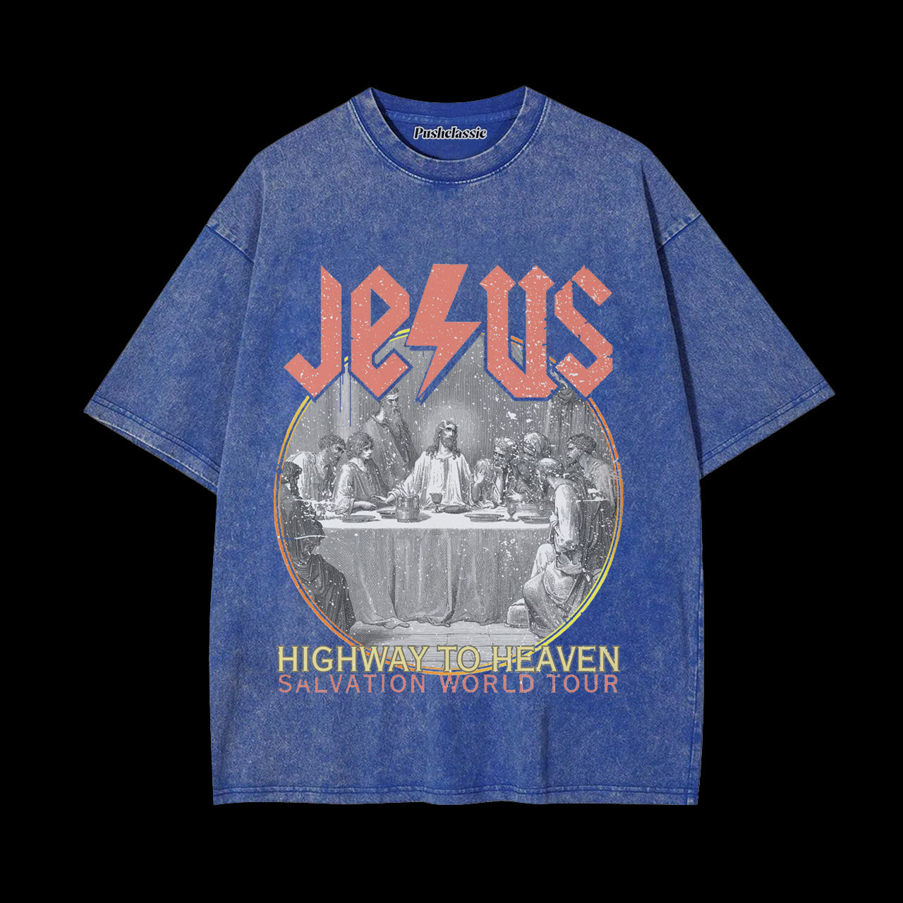 THE JESUS SALVATION TOUR WASHED T-SHIRT