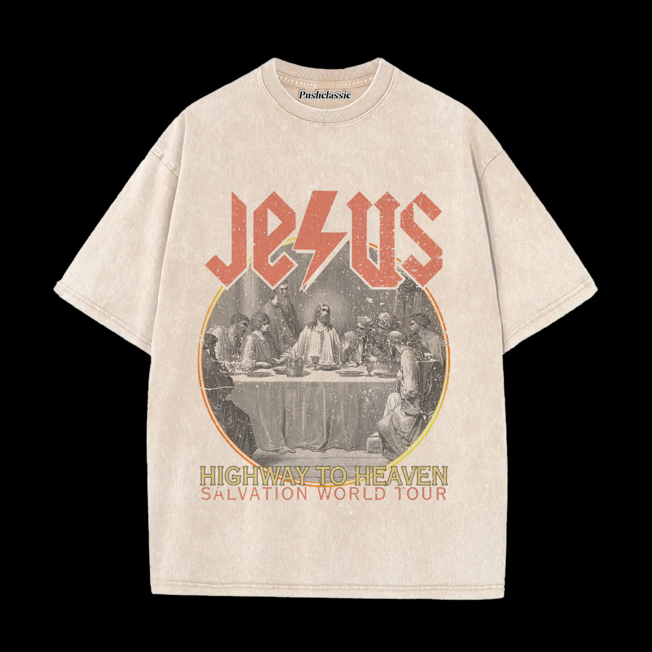 THE JESUS SALVATION TOUR WASHED T-SHIRT