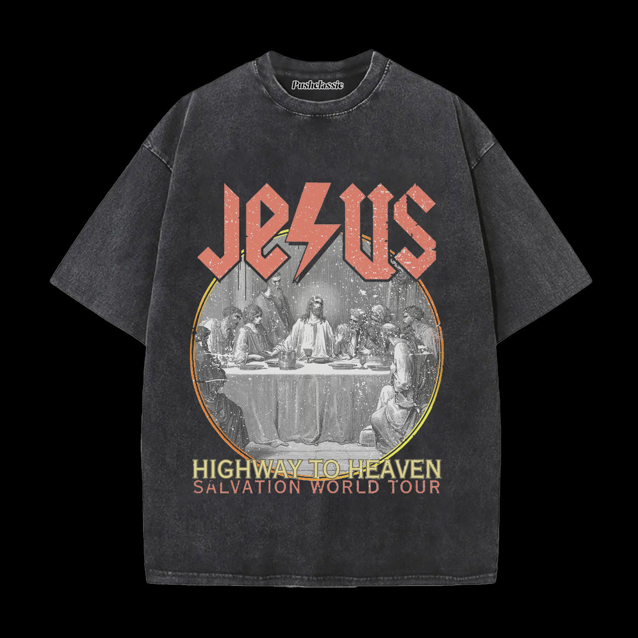 THE JESUS SALVATION TOUR WASHED T-SHIRT