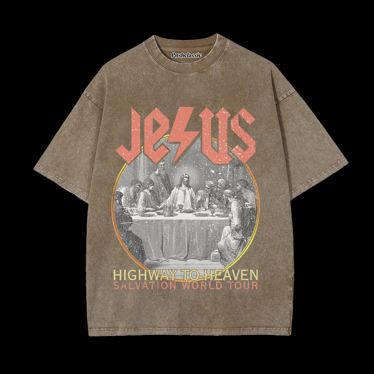 THE JESUS SALVATION TOUR WASHED T-SHIRT