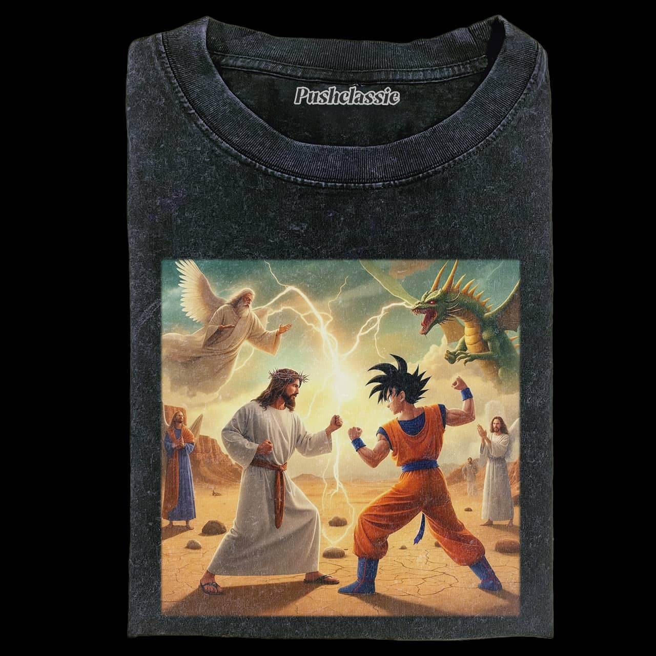 THE JESUS VS GOKU T-SHIRT