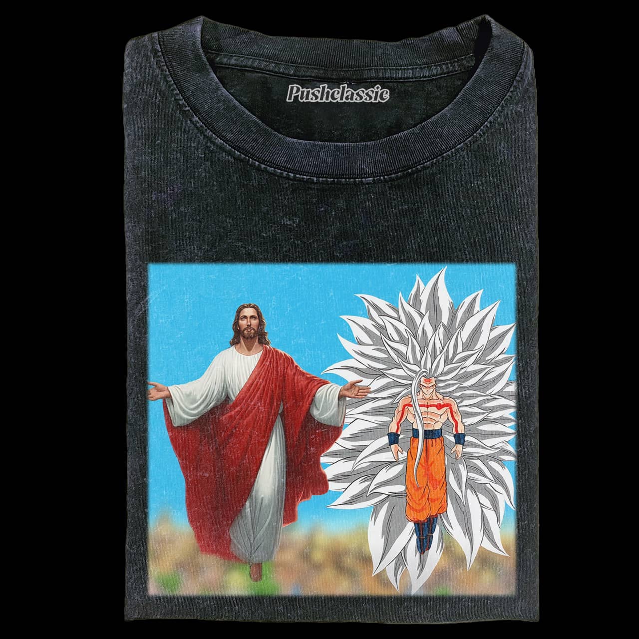 THE JESUS VS GOKU T-SHIRT