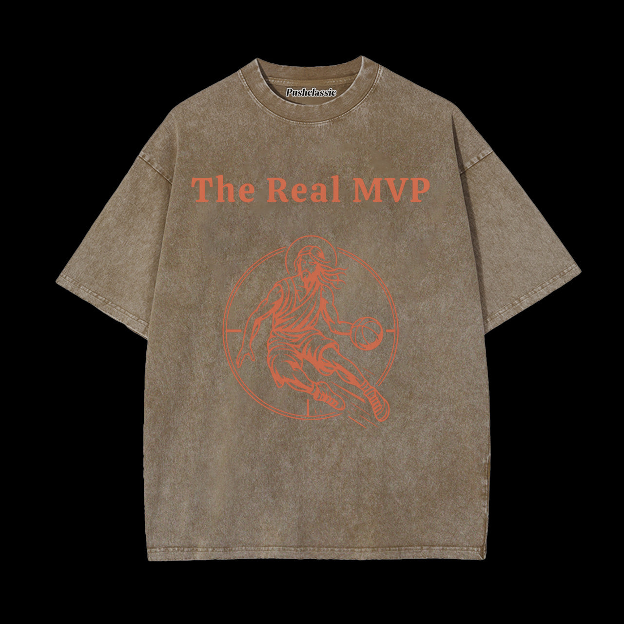 THE JESUS REAL MVP WASHED T-SHIRT