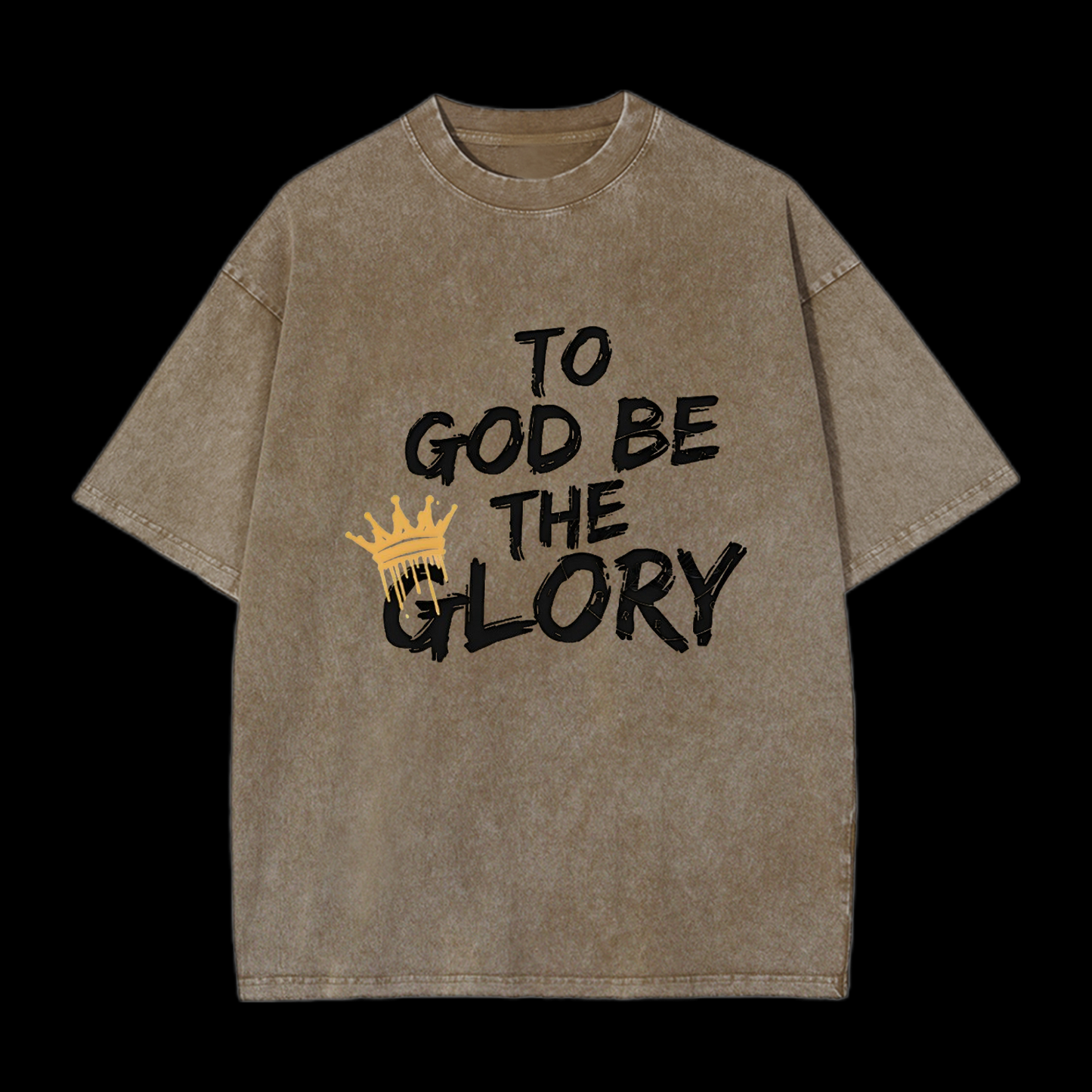 To God Be The Glory Printed Men's Tee