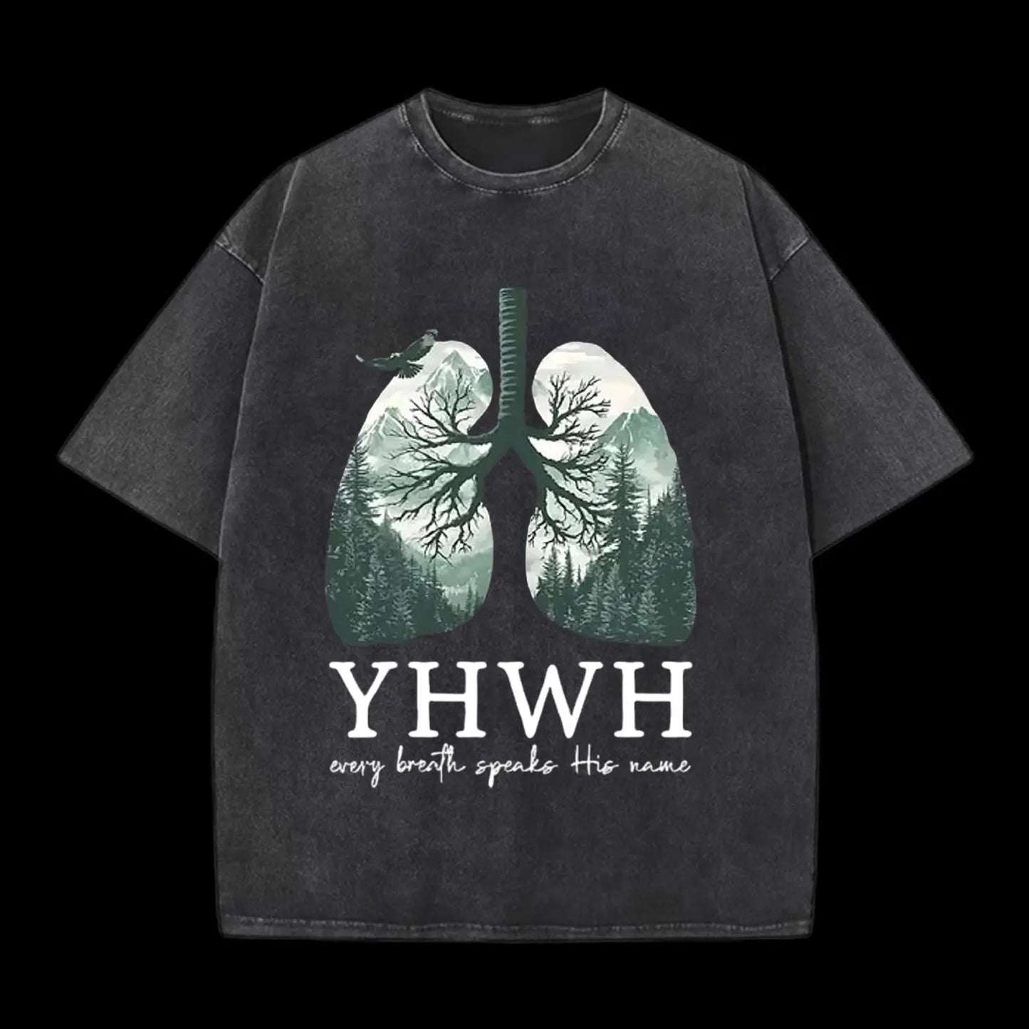 YHWH WASHED T-SHIRT